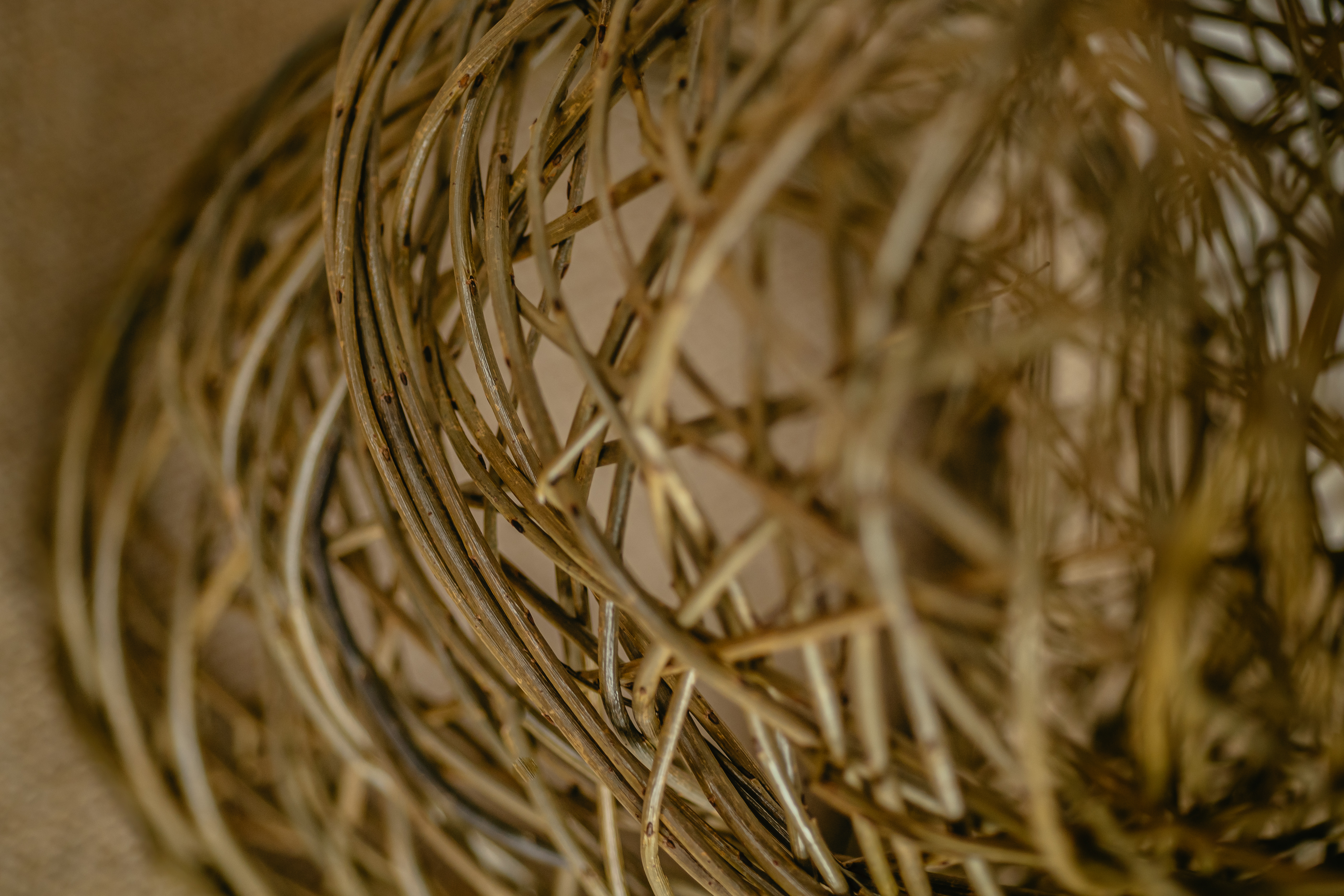 Wicker Christmas Tree Decoration