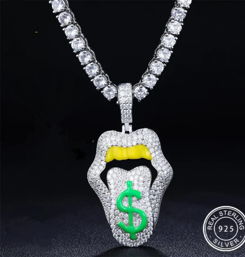 "Money Talks" Glow in the Dark pendant