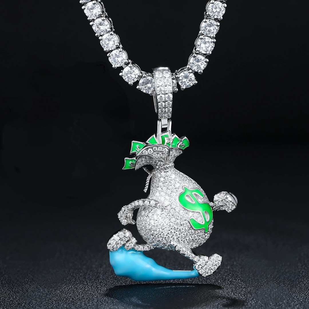 "Fast Money" Glow in the Dark pendant