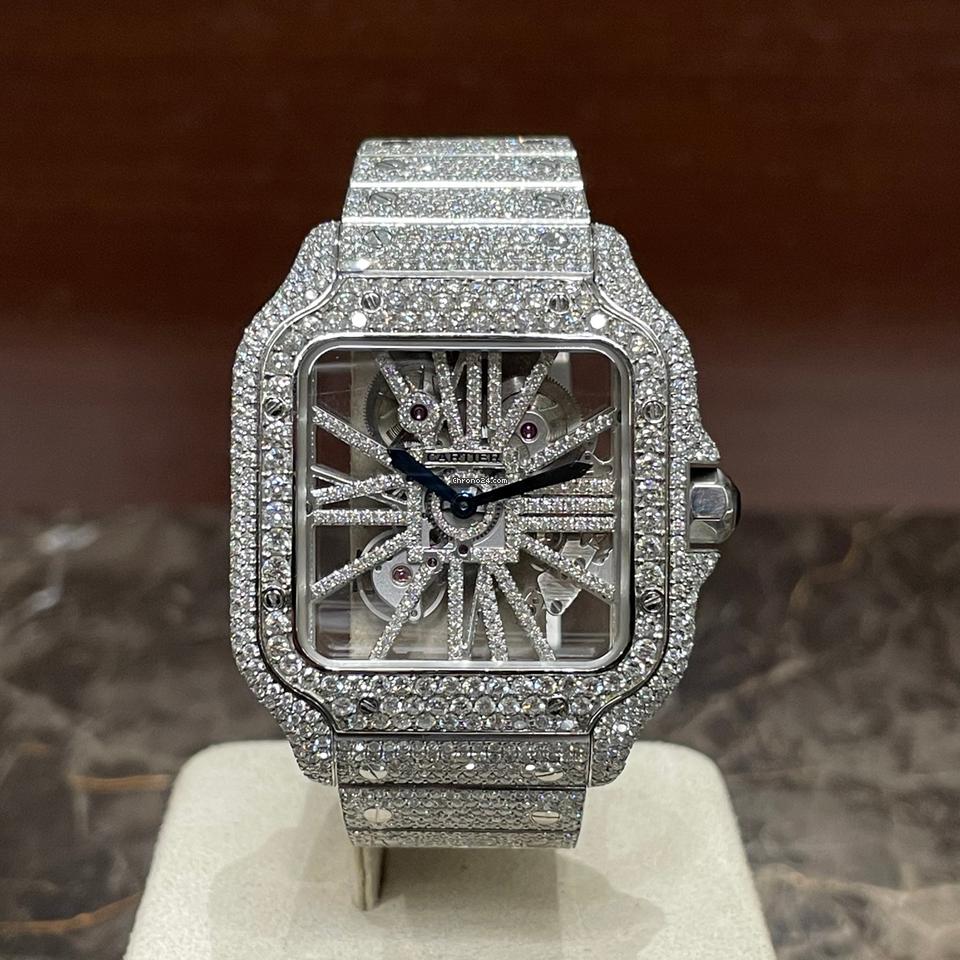 Santos de Cartier Skeleton inspired Watch