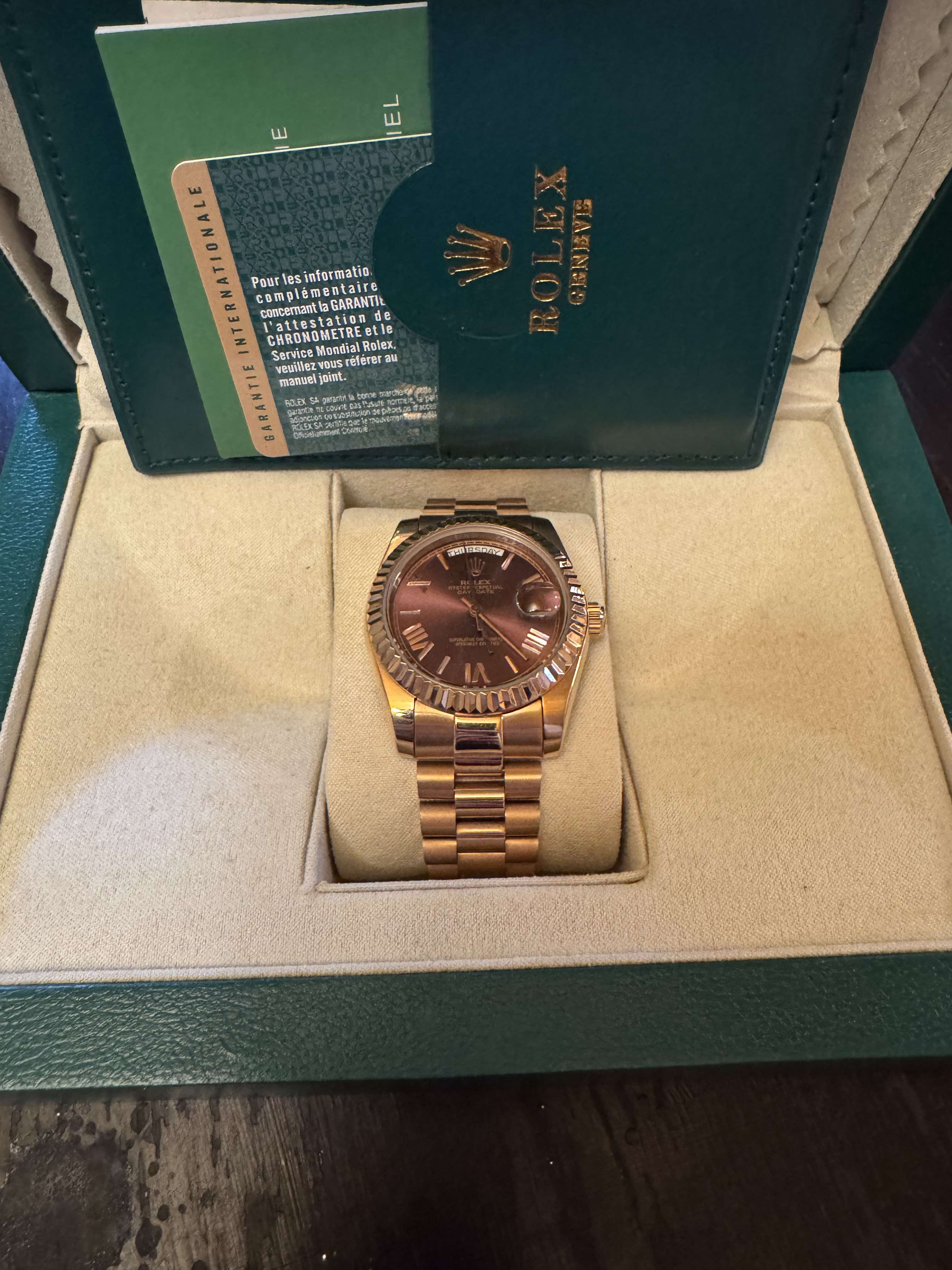 plain Jane "Rolex Oyster Perpetual" inspired Watch