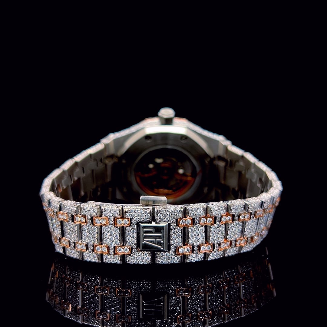 Iced out "Royale Oak AP" inspired watch