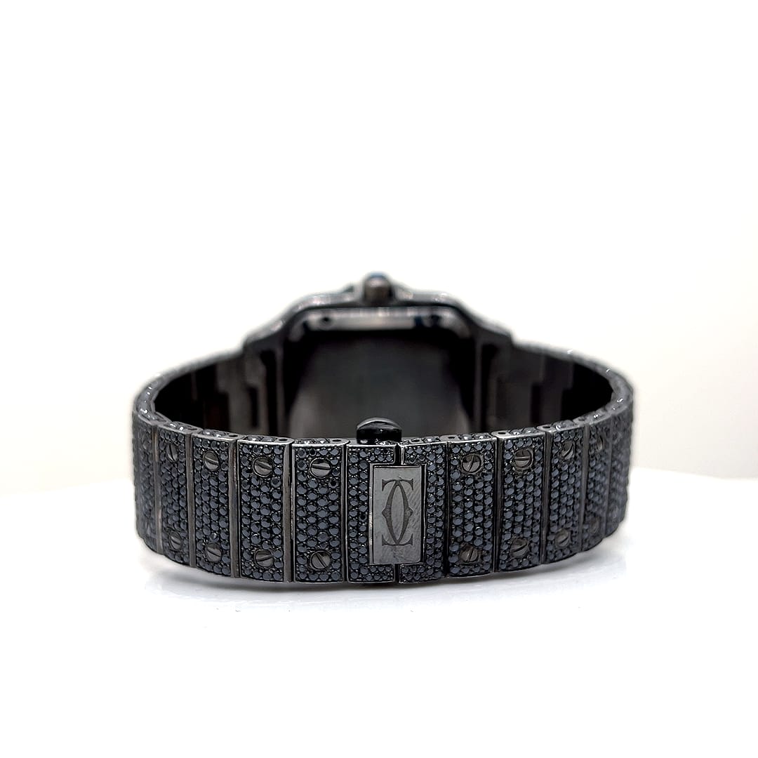 Santo de Cartier inspired moissanite watch