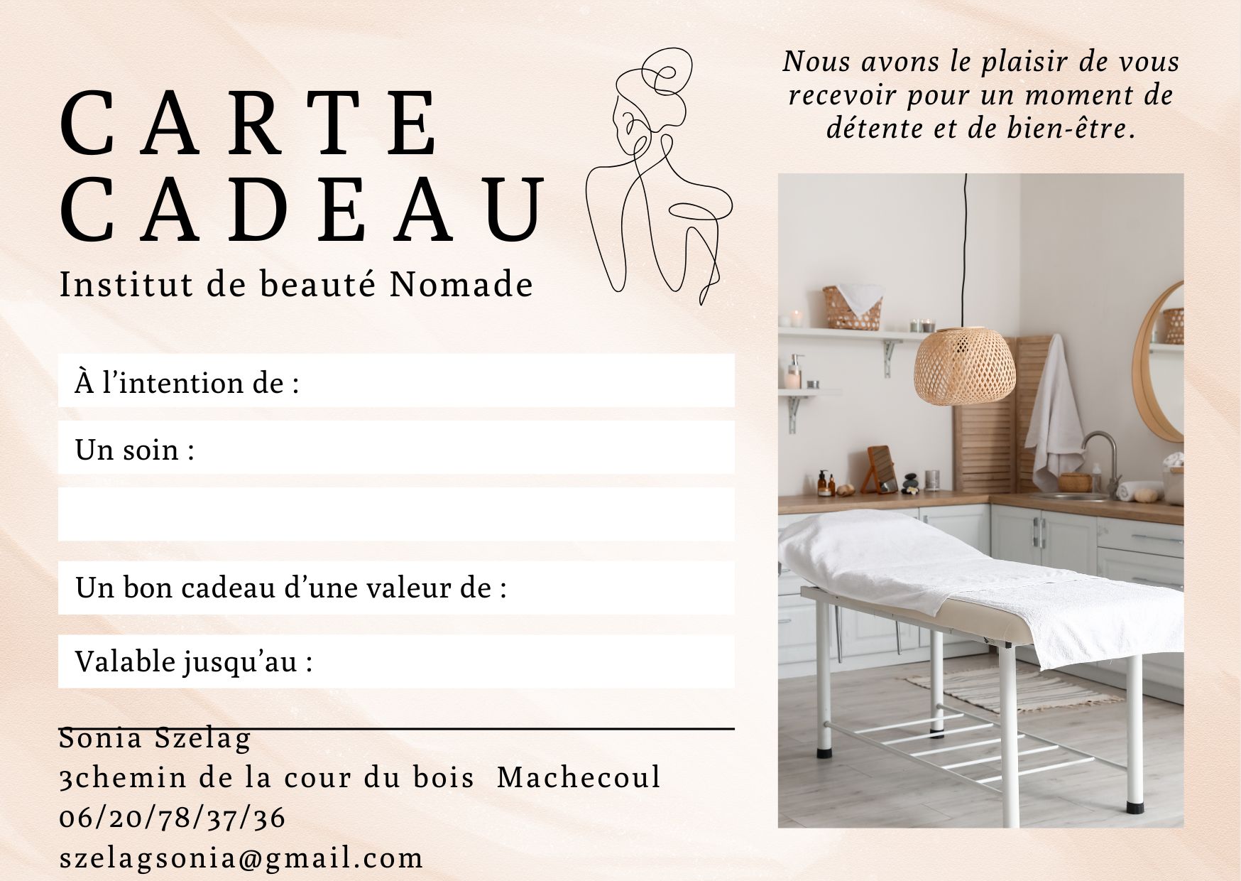 Bon cadeau pour toute occasion