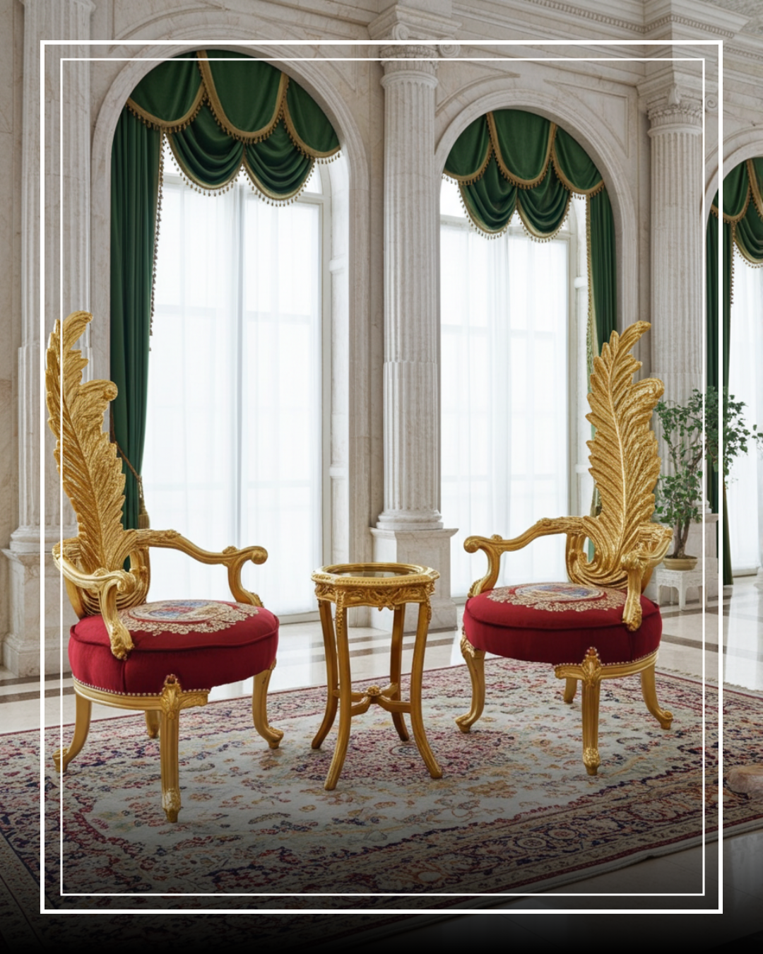 كرسي مليكي مصري 