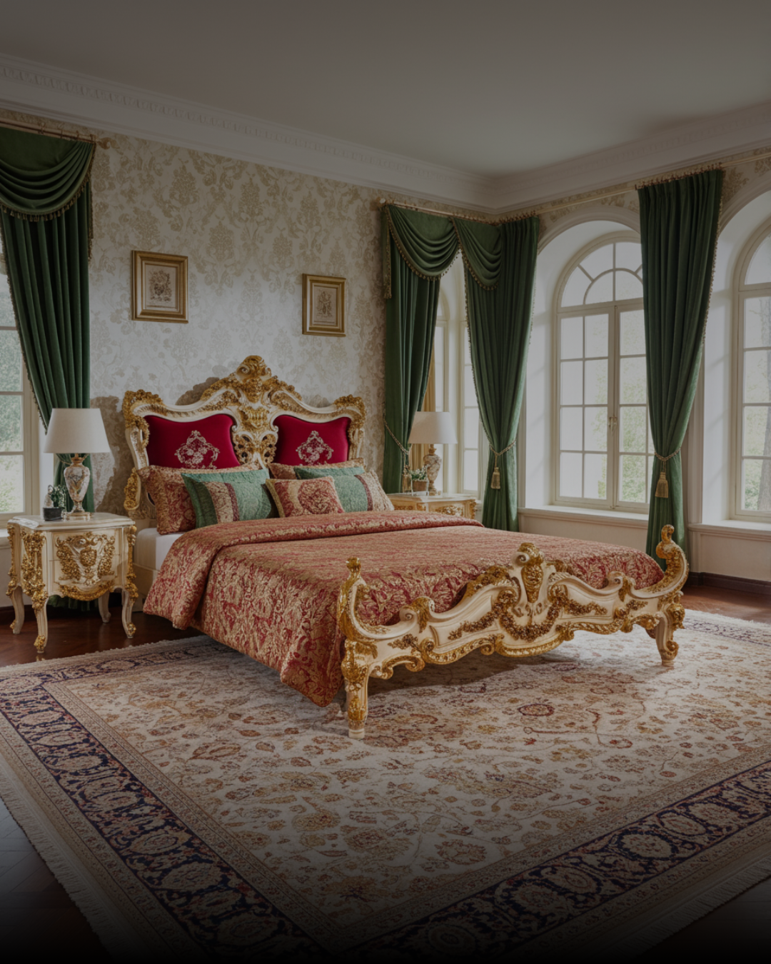 غرف نوم ملكي كامله 