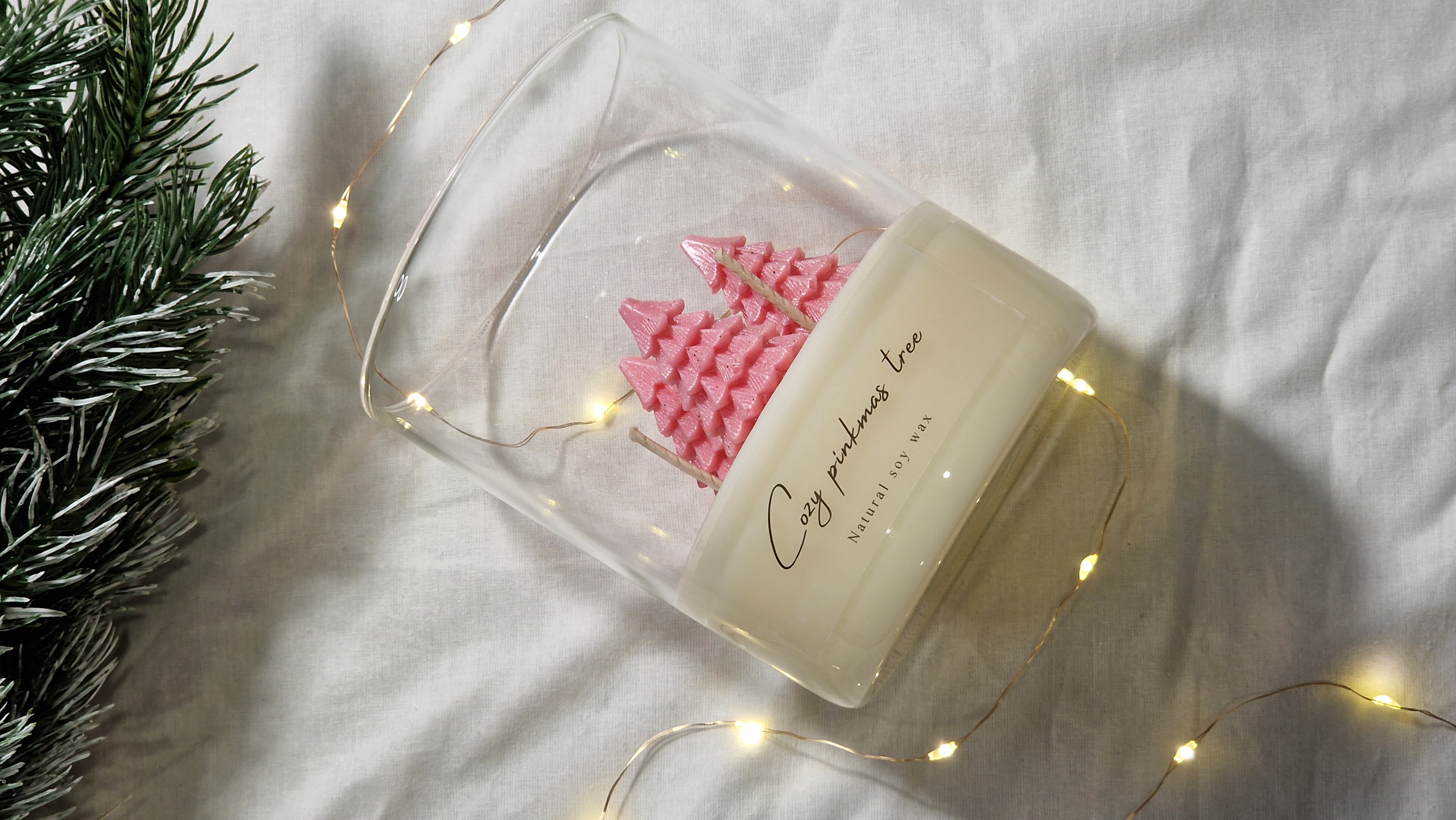 Rožinės Kalėdos - Cozy pinkmas tree