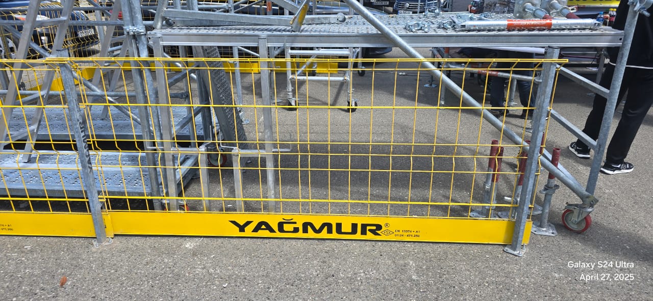 დამცავი ლითონის მოაჯირი 250 სმ YAGMUR