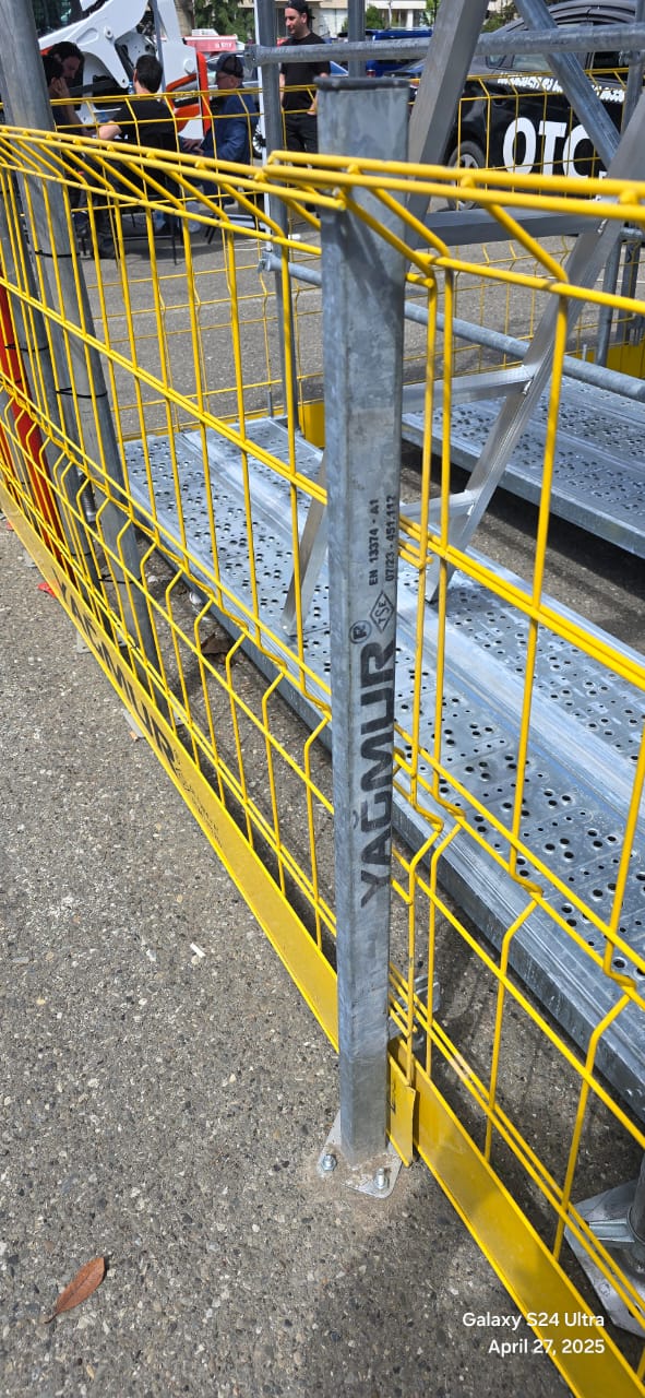 დამცავი ლითონის მოაჯირი 250 სმ YAGMUR