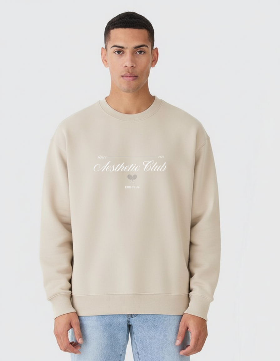Beige crew neck 
