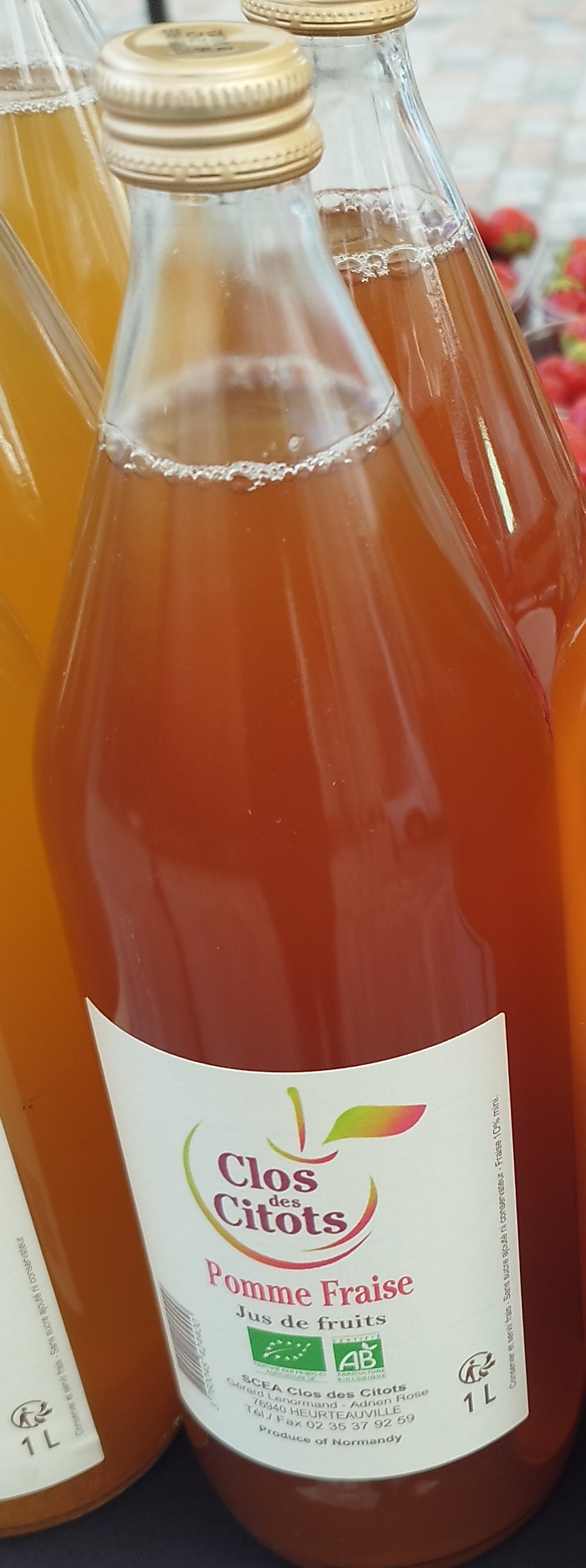 Jus de Pommes & Fraises