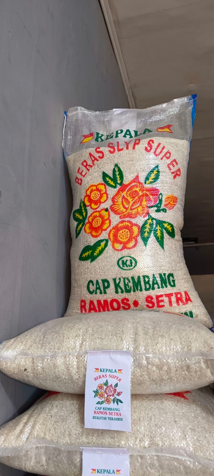 Beras Ramos Setra Cap Kembang