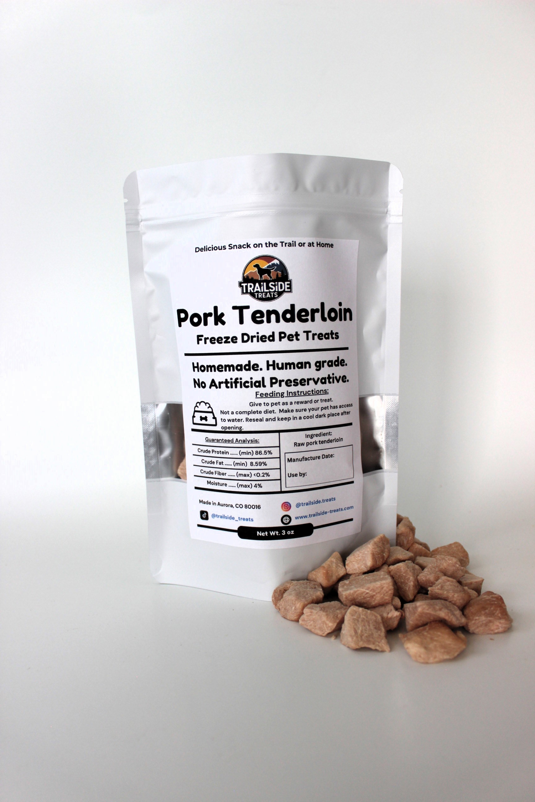 Pork Tenderloin Freeze Dried Pet Treats