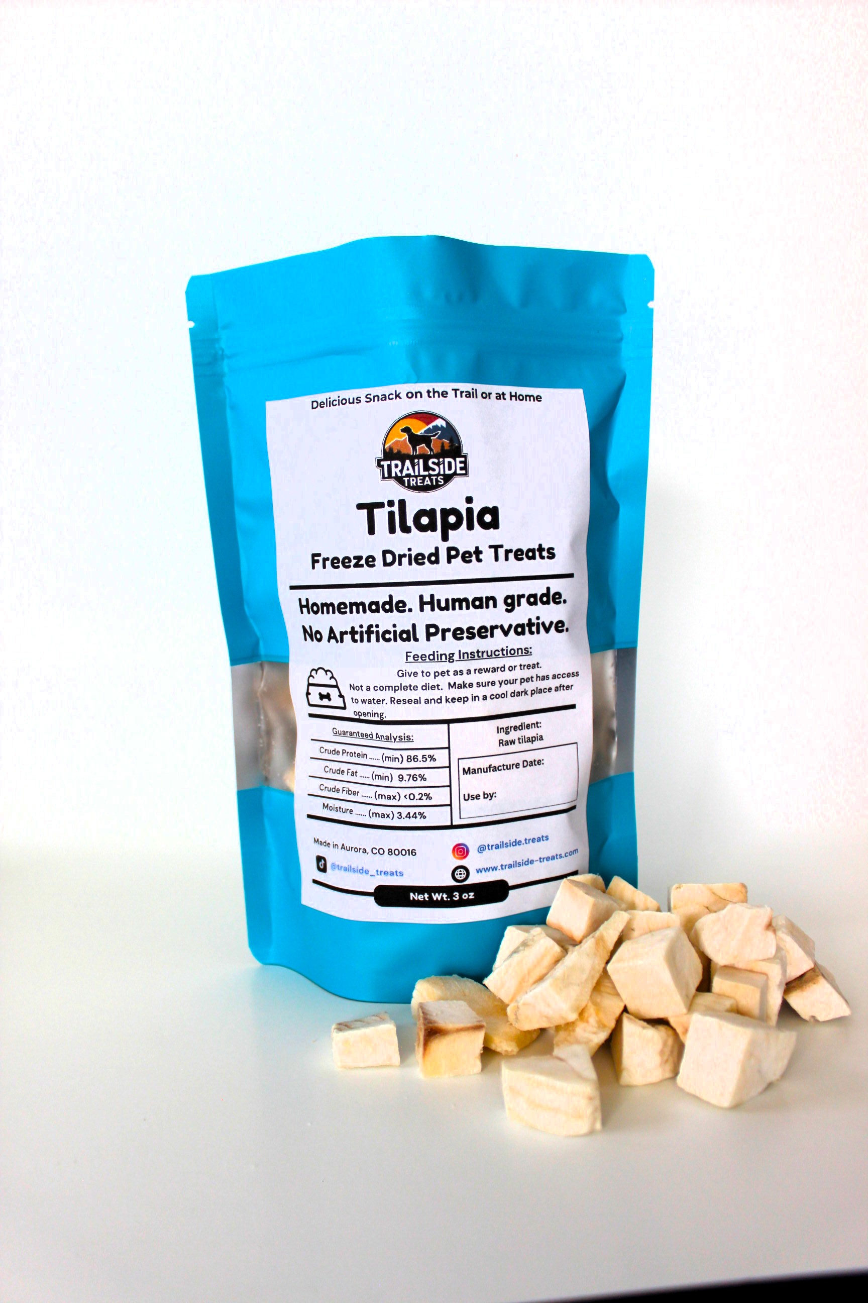 Tilapia Freeze Dried Pet Treats