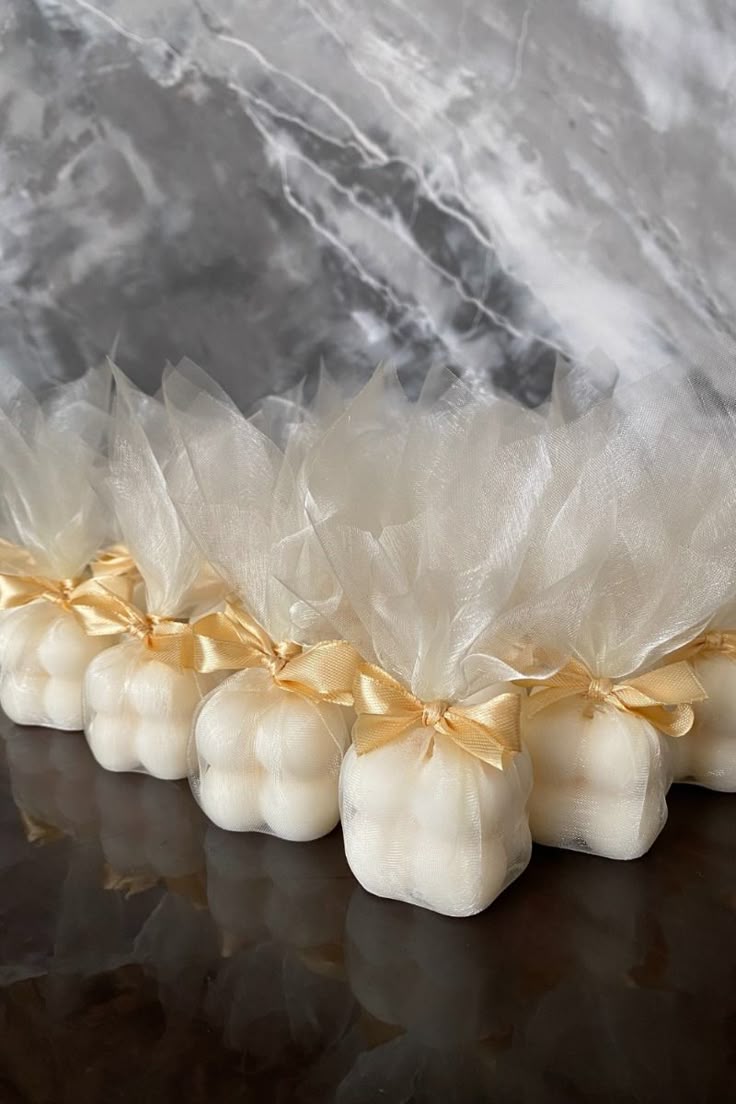 Feromic Mini Bubble Candle, Lemongrass Scented, Soy Wax, Pack of 10