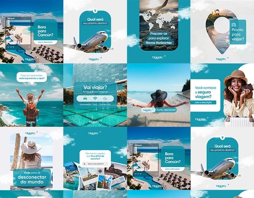 Travel Agent Post Templates