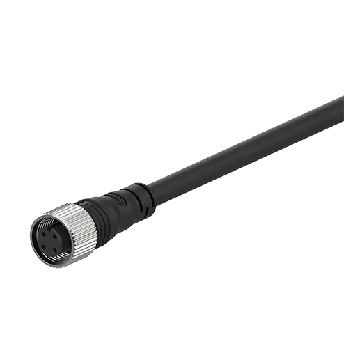 CIDH4-5  / Connector M12 / 5m / Oil resistant PVC