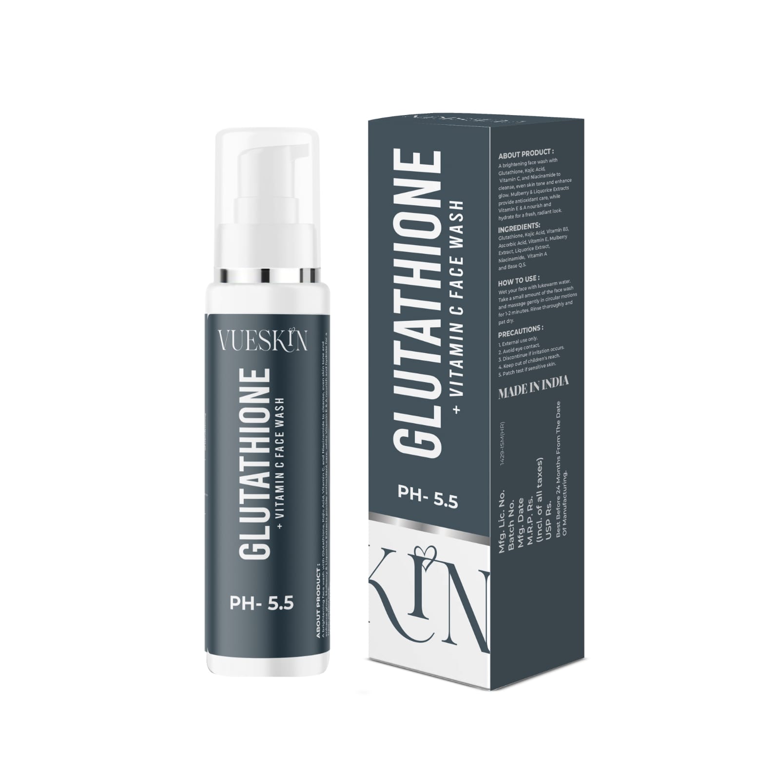 Glutathione + Vitamin C Face Wash