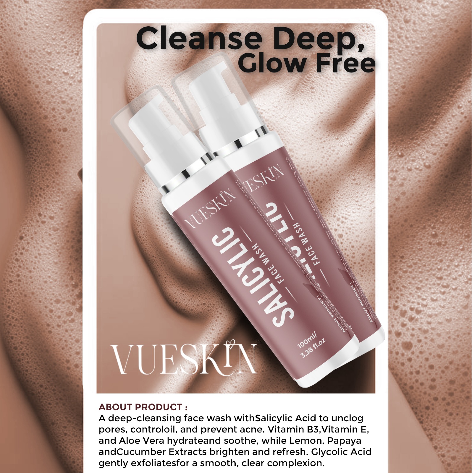 Vueskin Salicylic Face Wash