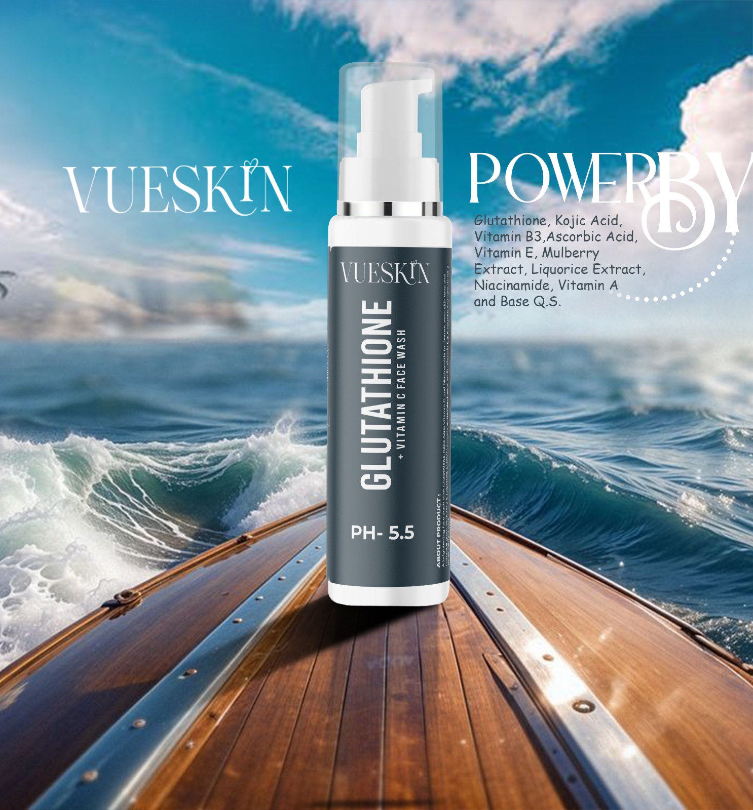 Glutathione + Vitamin C Face Wash