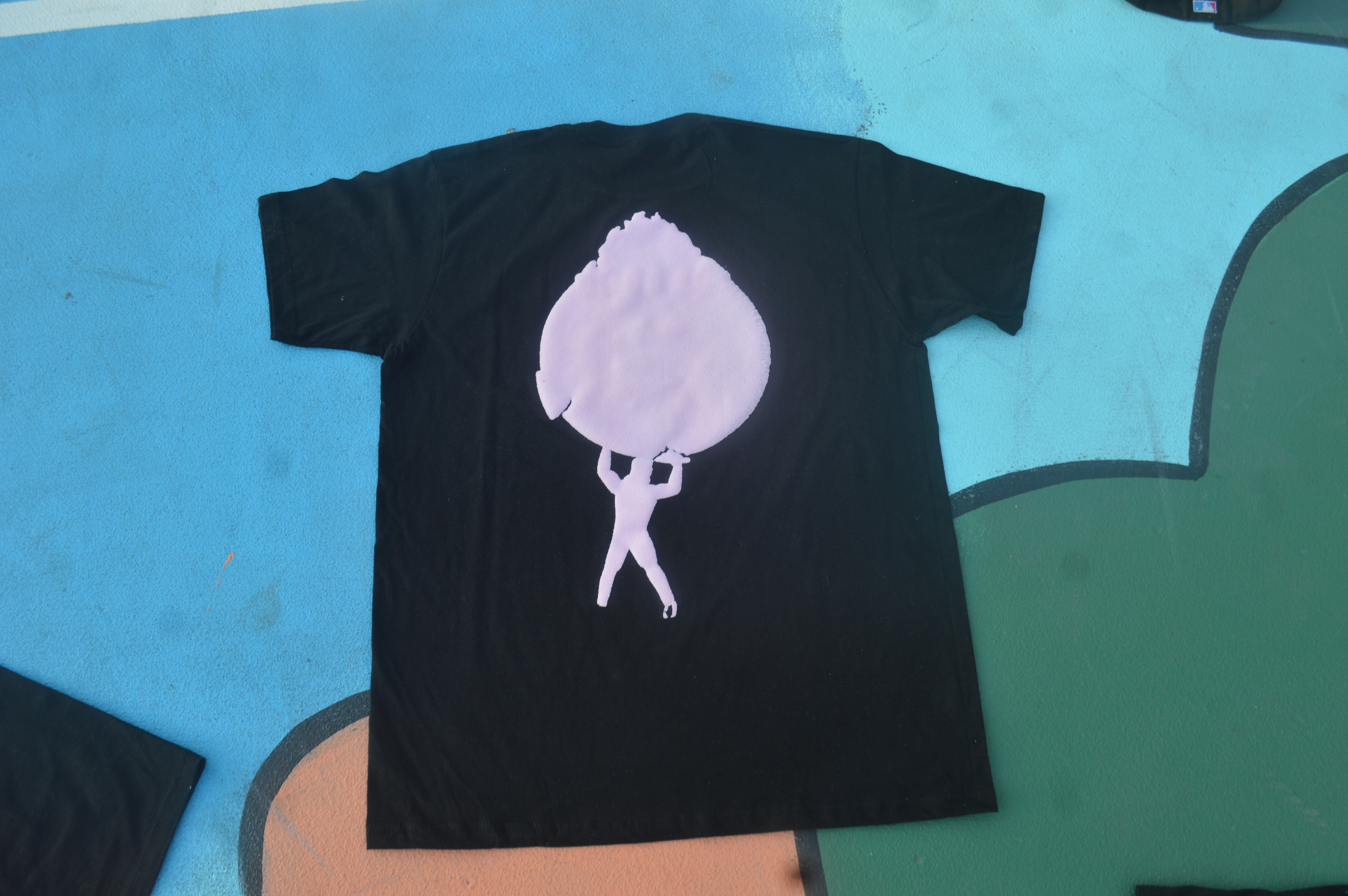 Pink 1hunnid Puffy Shimmer T-Shirt 