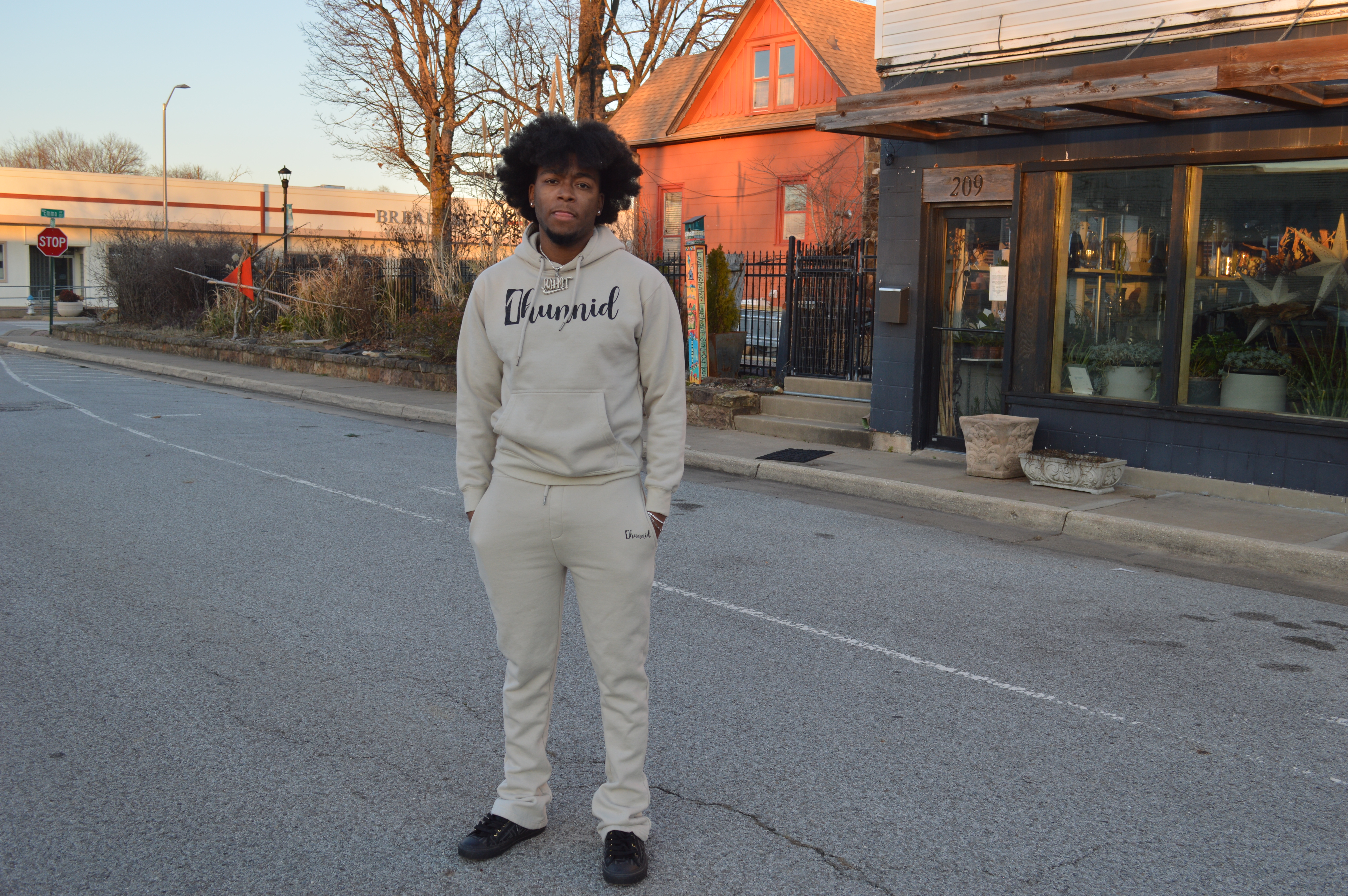 1hunnid Tan Fluorescent Sweats