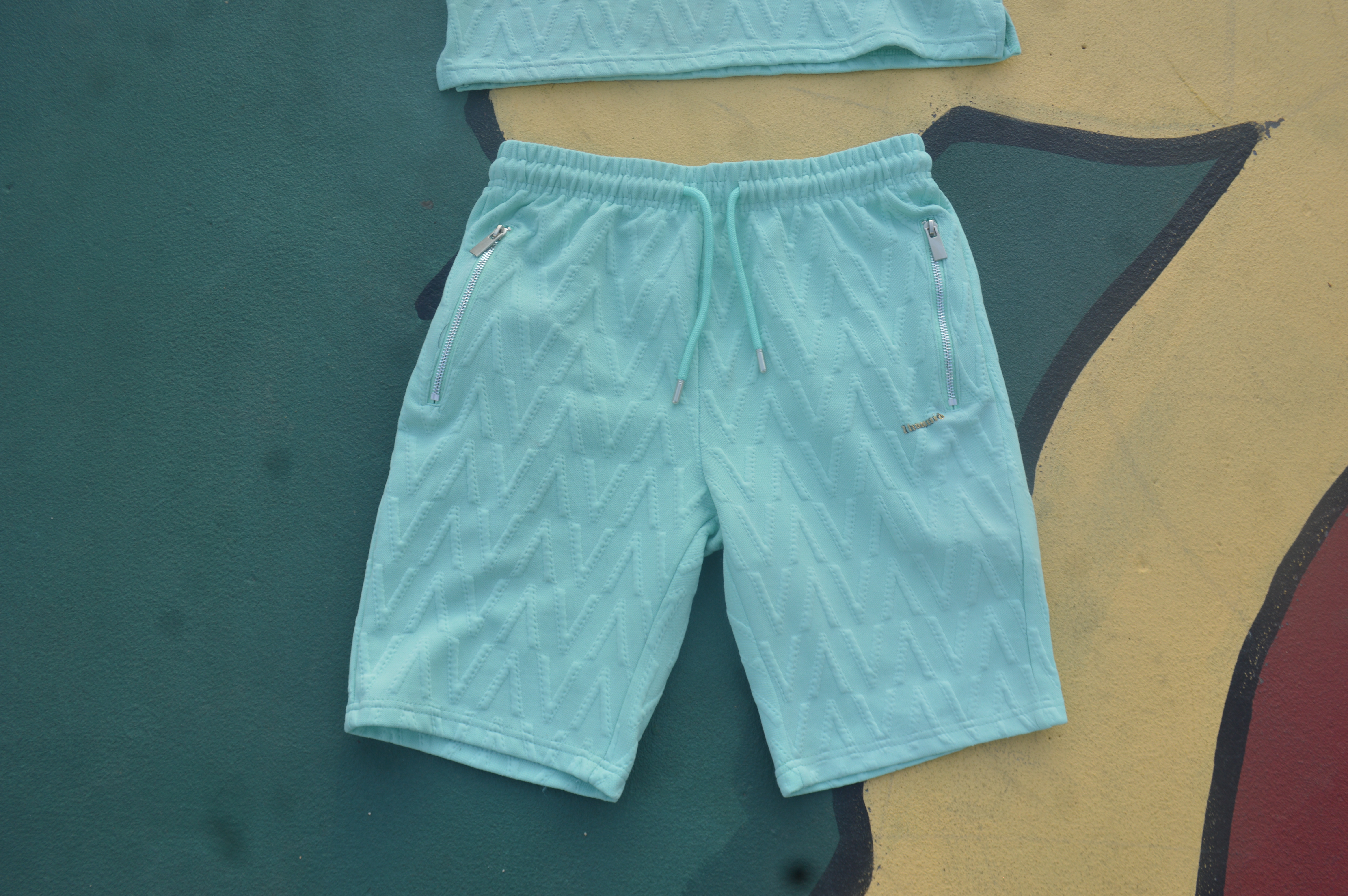 1hunnid Classy Zip Up Shorts