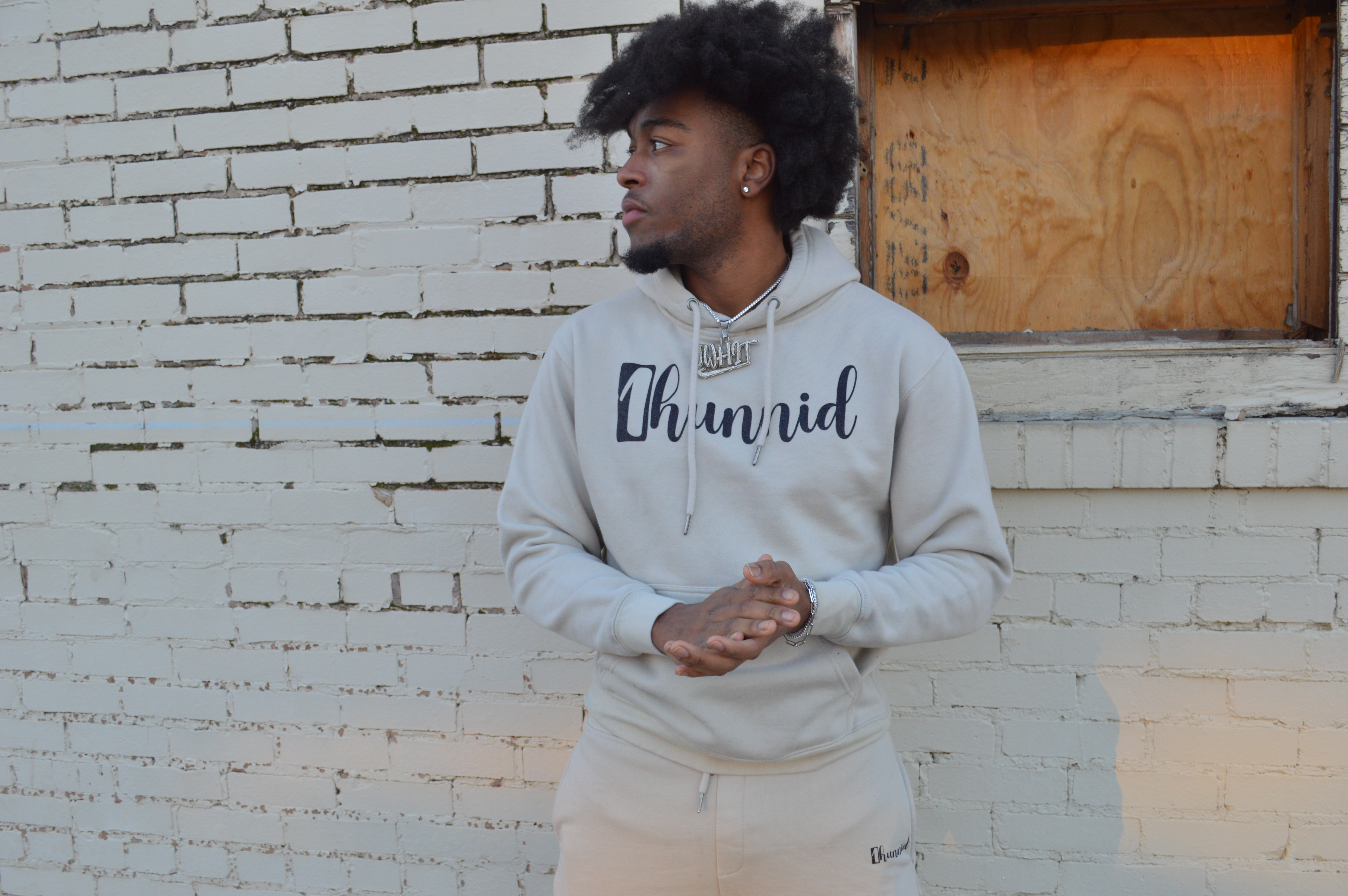 1hunnid Tan Fluorescent Sweats