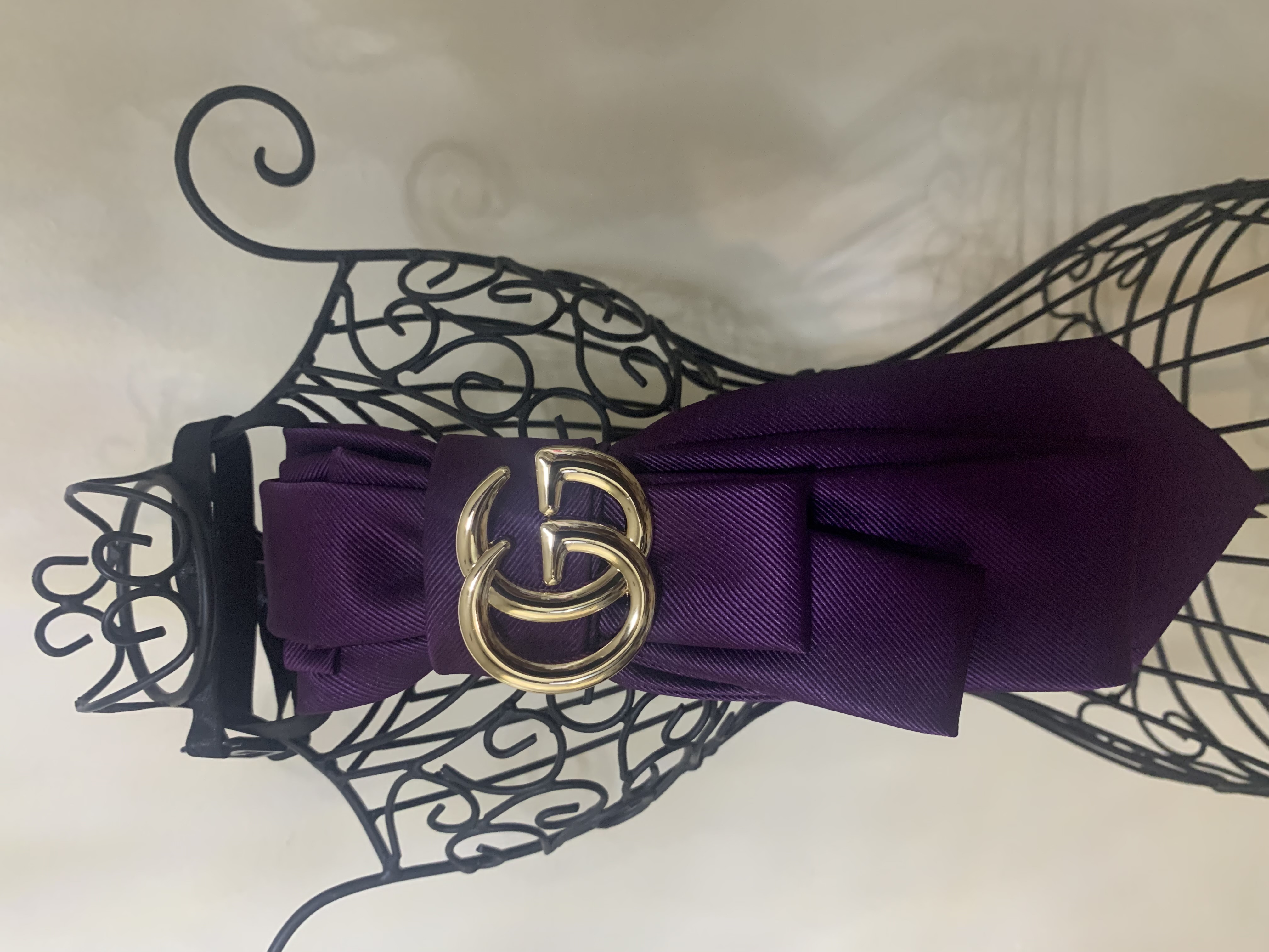 Double G-Elegant Purple Tie