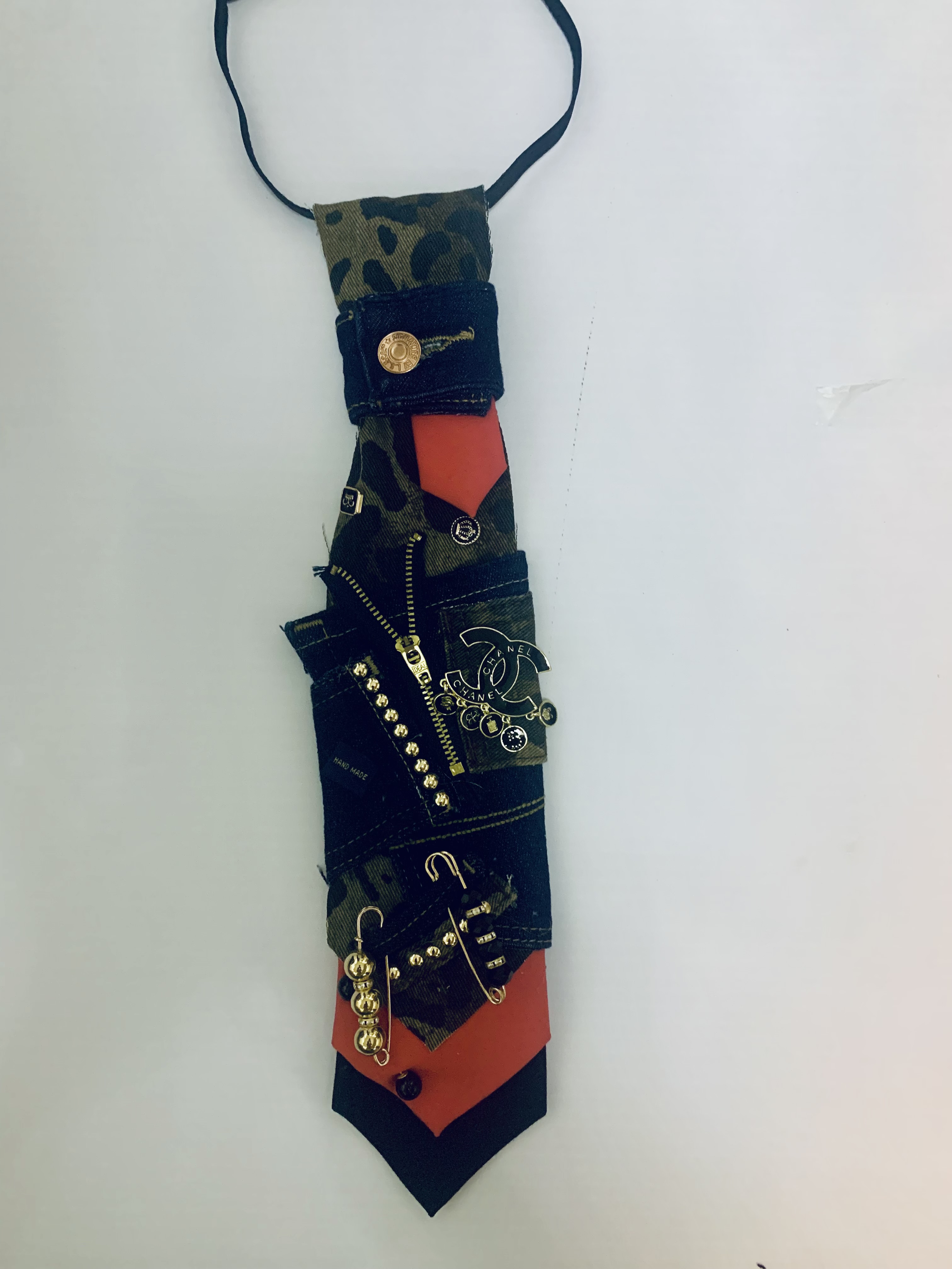 Punk-Inspired Decorative Necktie