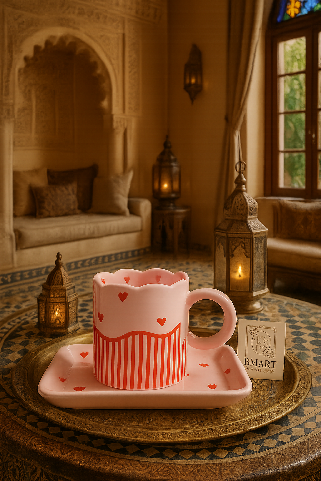 Tasse à café décorative