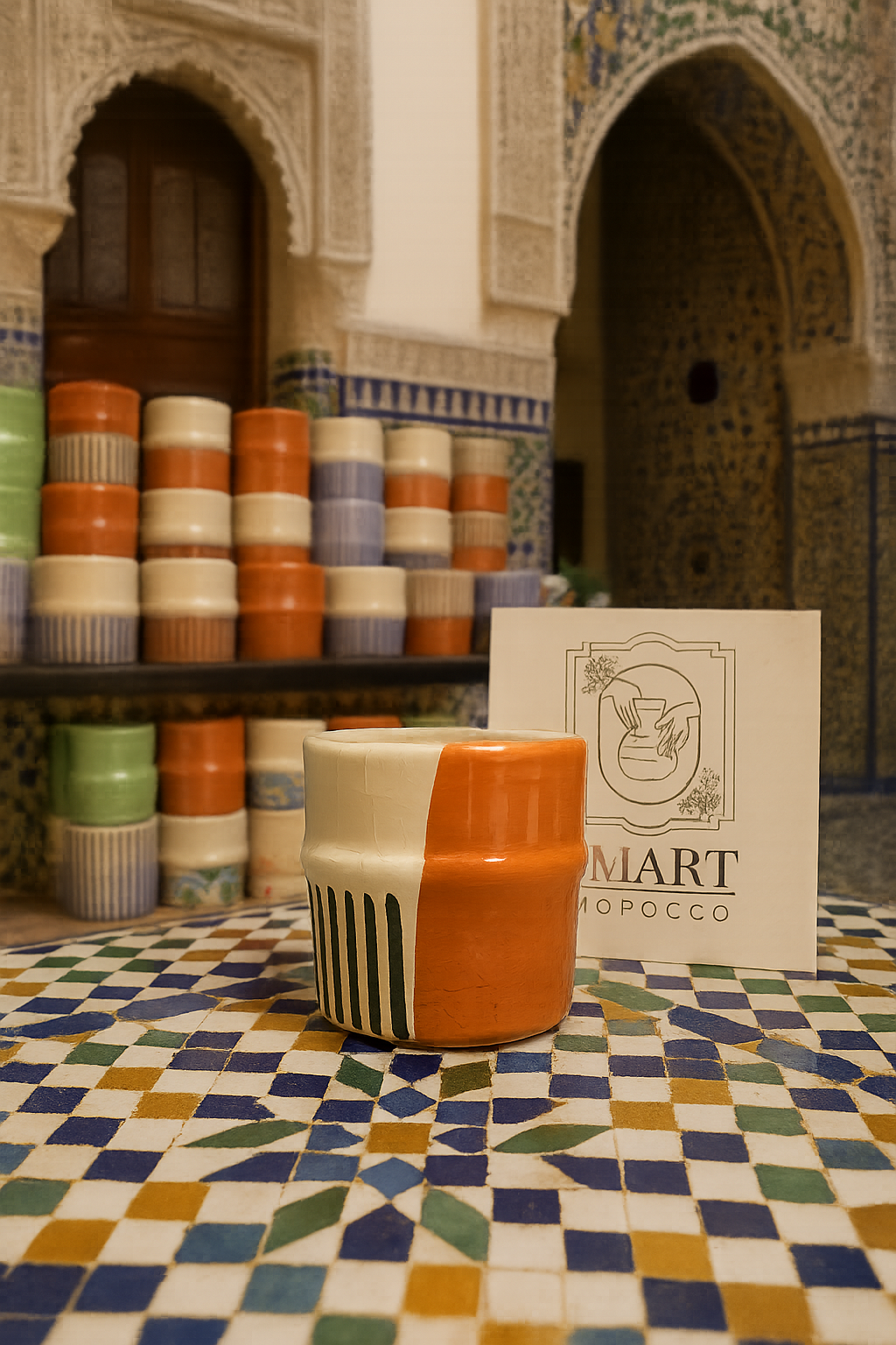 Tasse en céramique artisanale