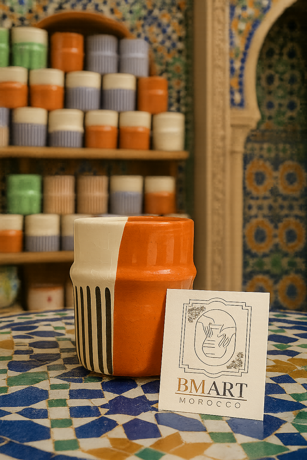 Tasse en céramique artisanale