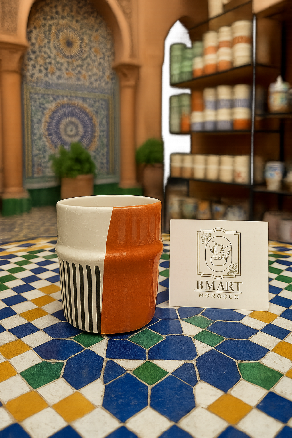 Tasse en céramique artisanale