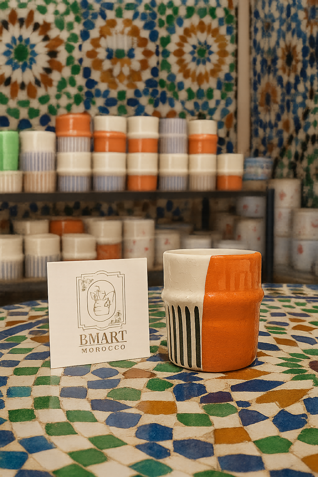 Tasse en céramique artisanale