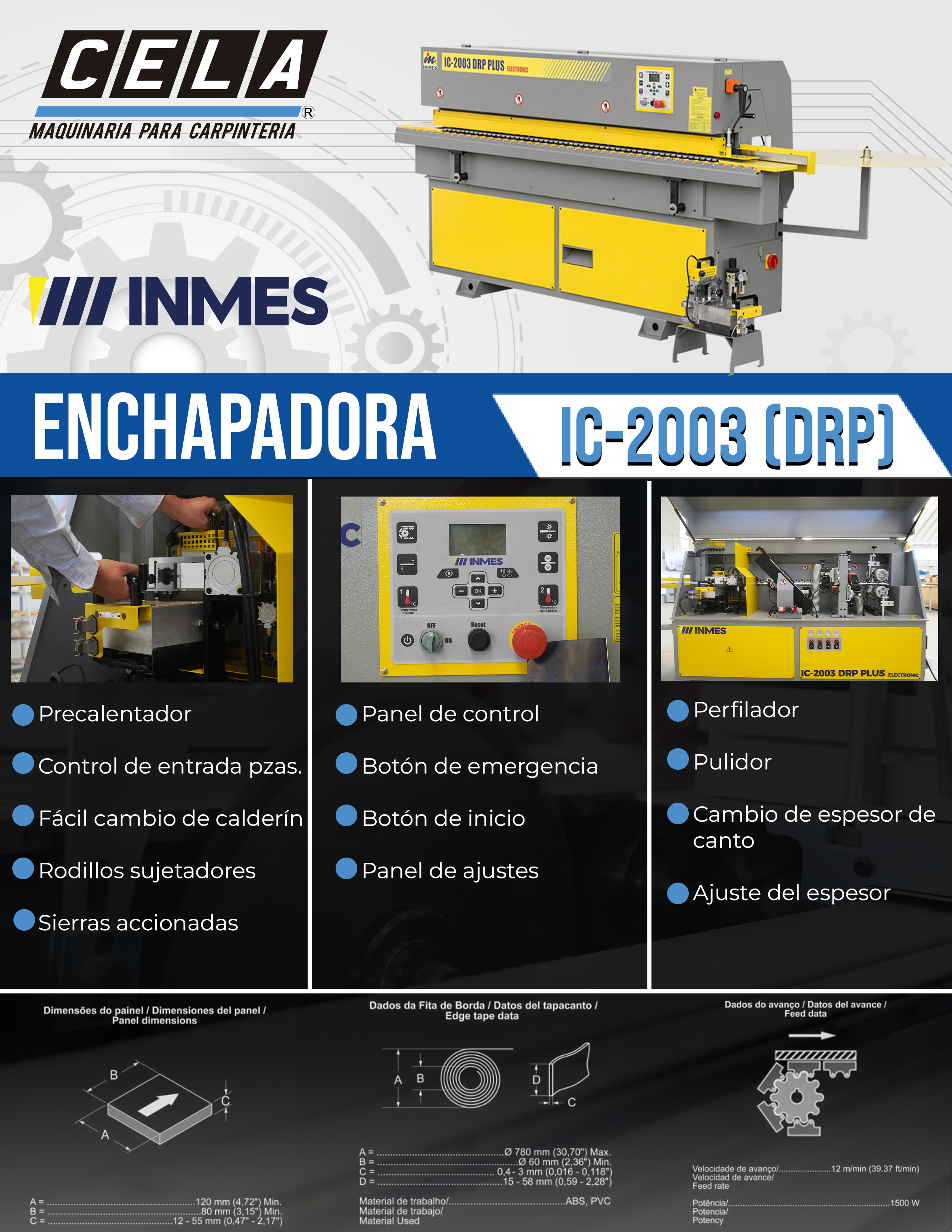 Enchapadora (IC-2003) DRP