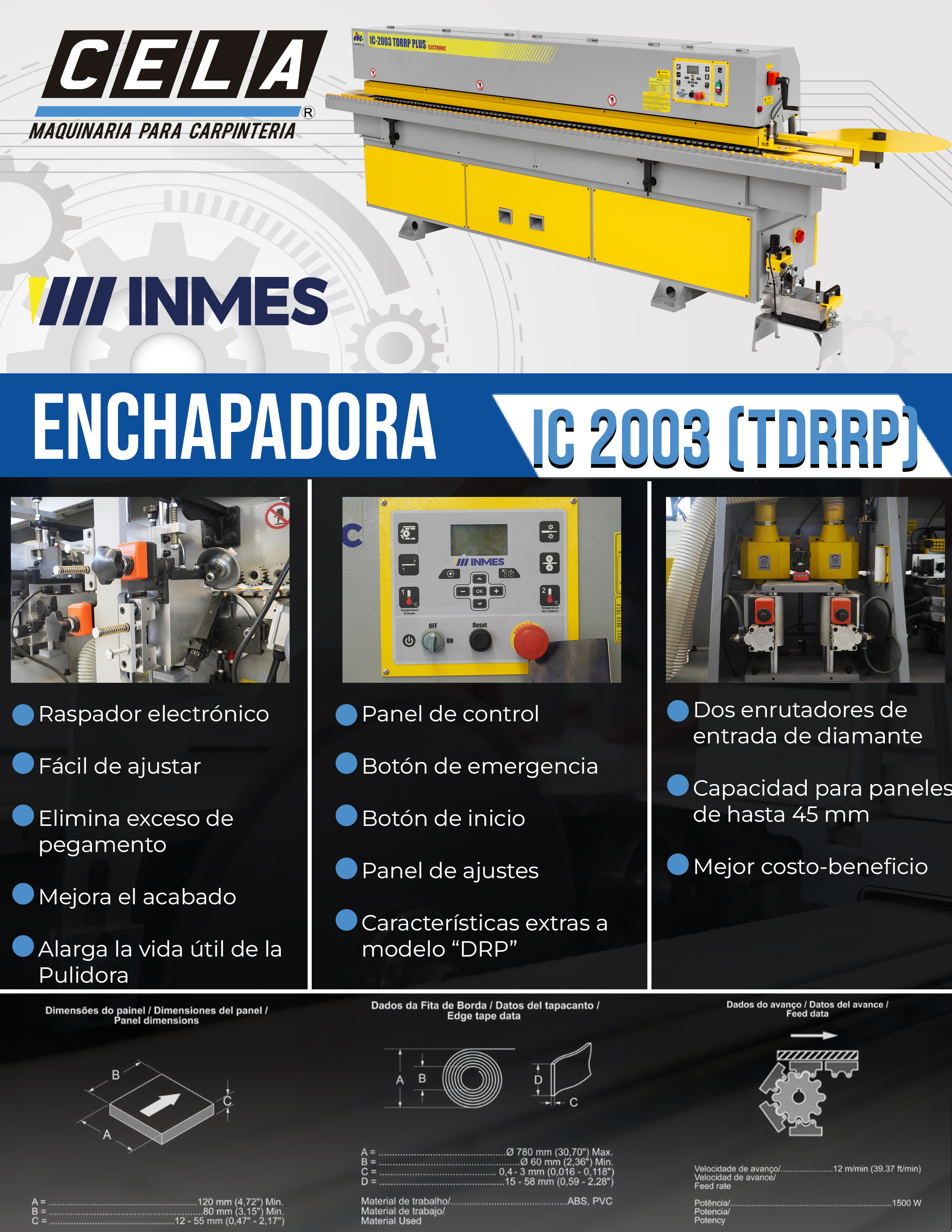 Enchapadora (IC-2003) TDRRP