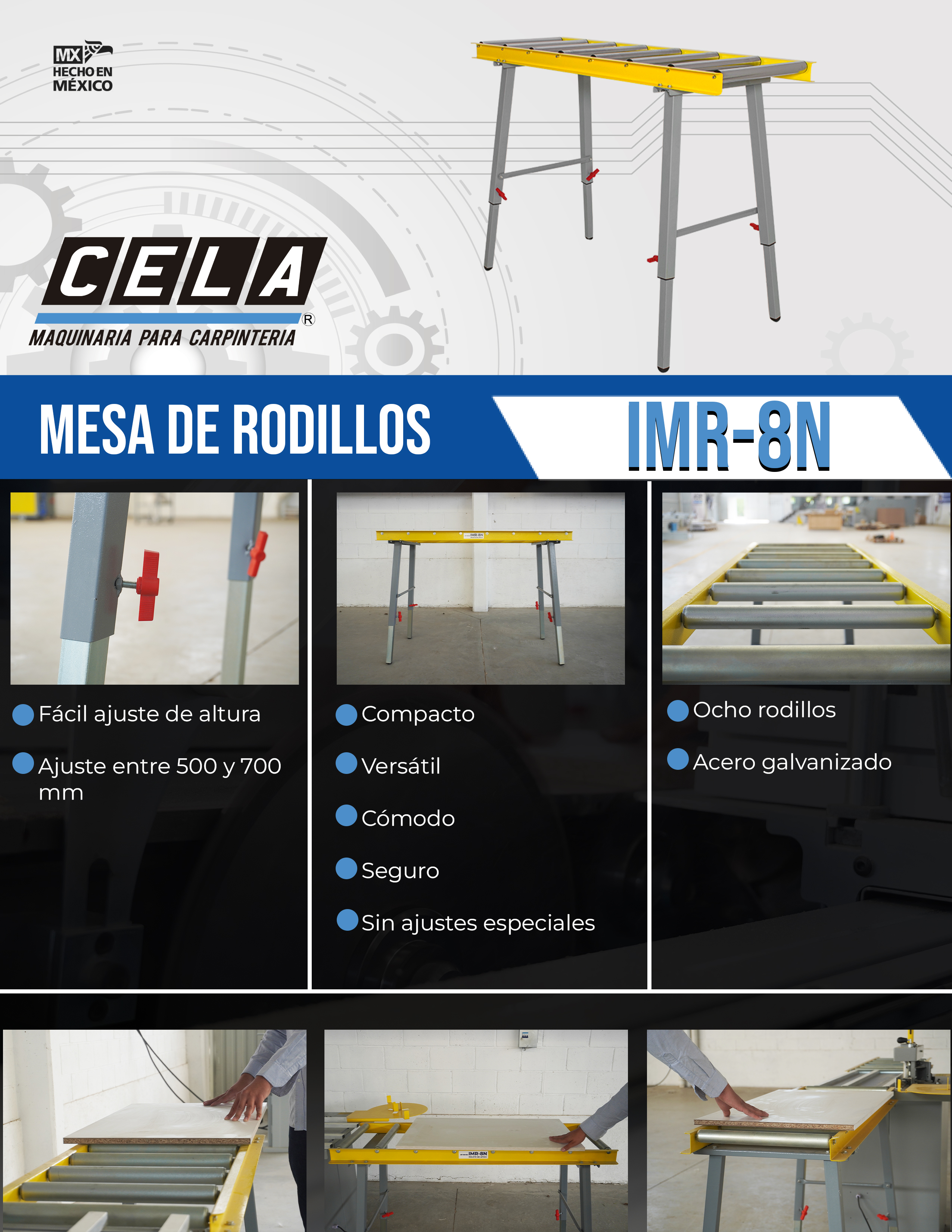 Mesa de rodillos (IMR-8N)