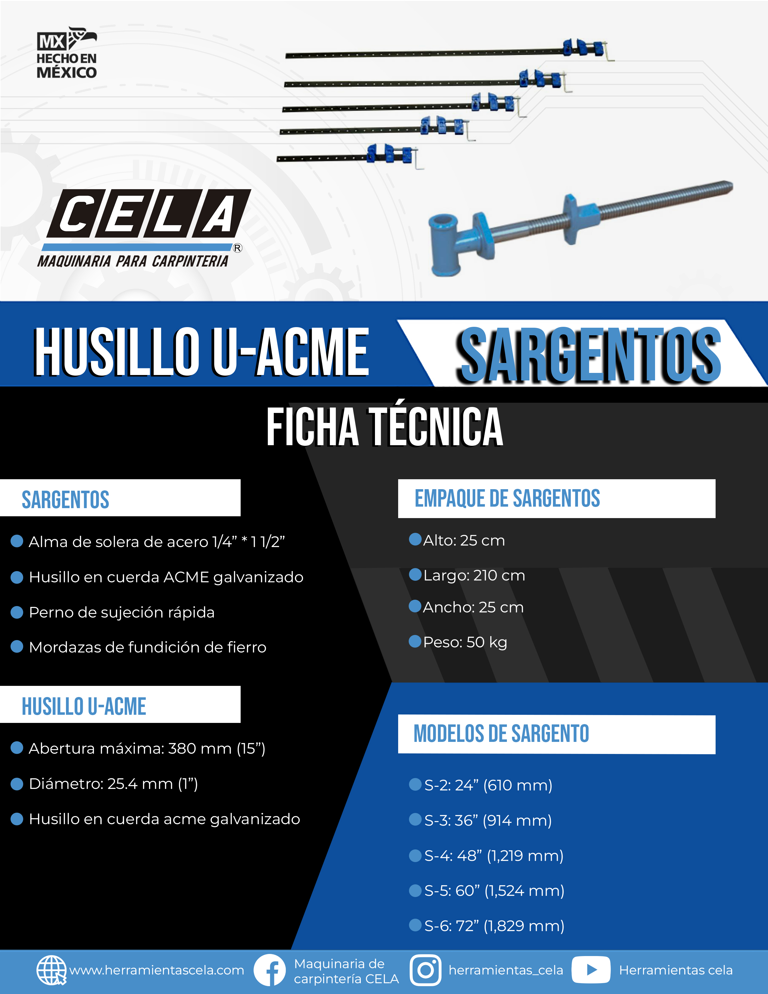 Sargentos y Husillos