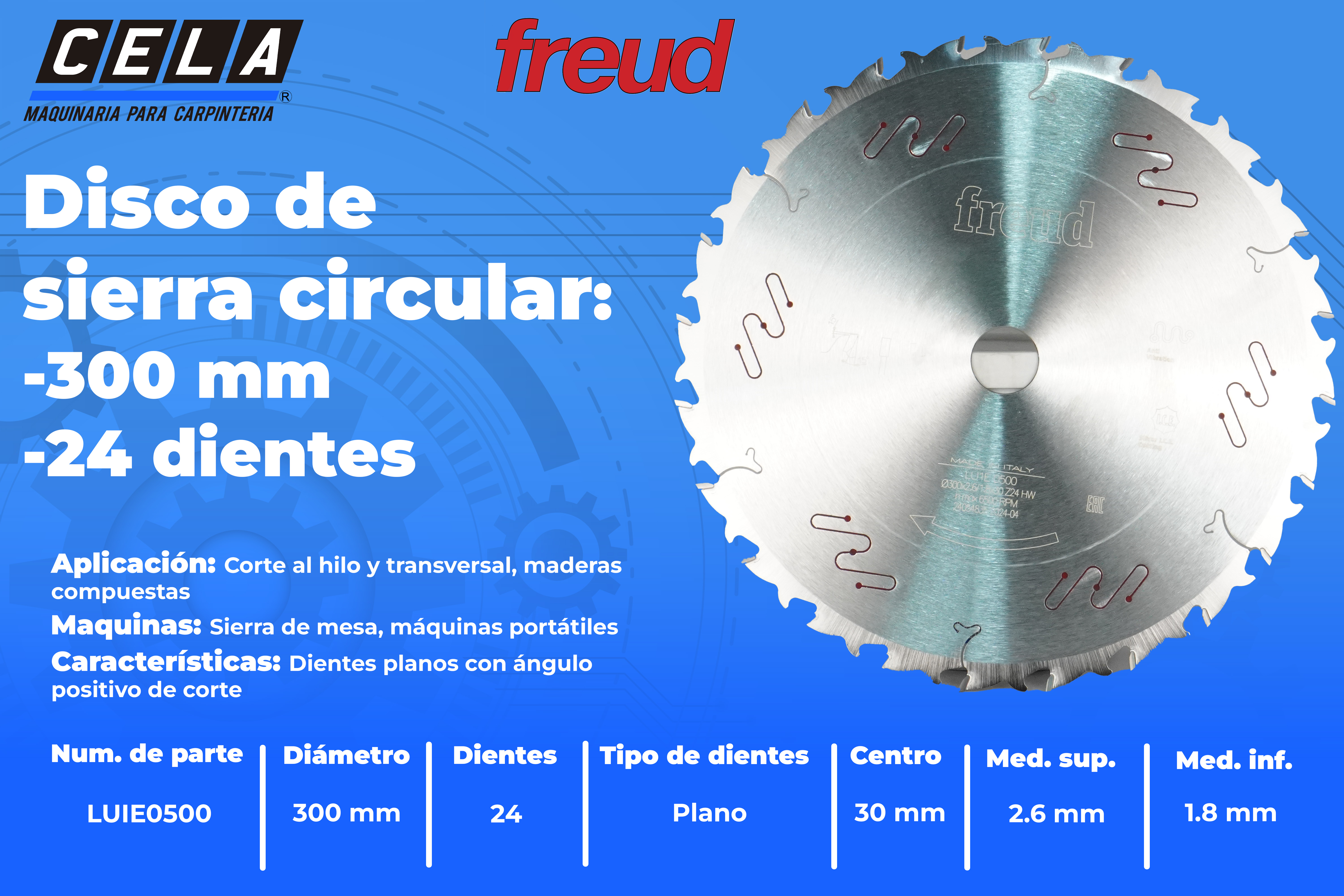 Disco de sierra circular | 24 dientes