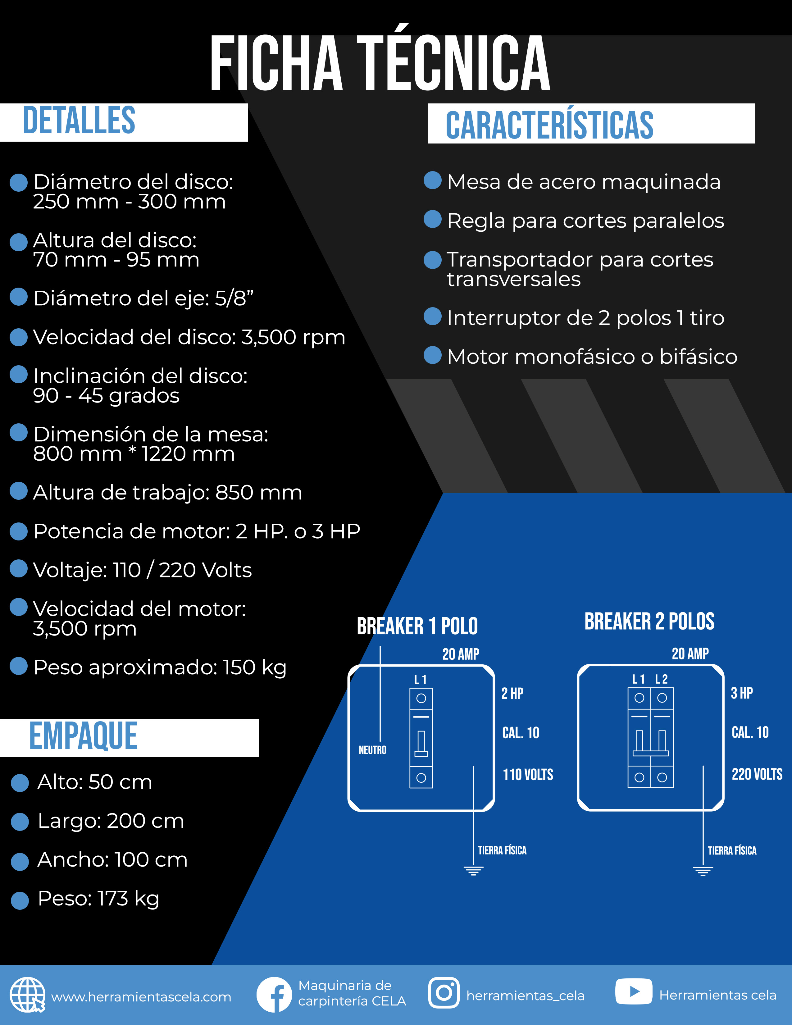 Sierra de disco (SP-1012EM)