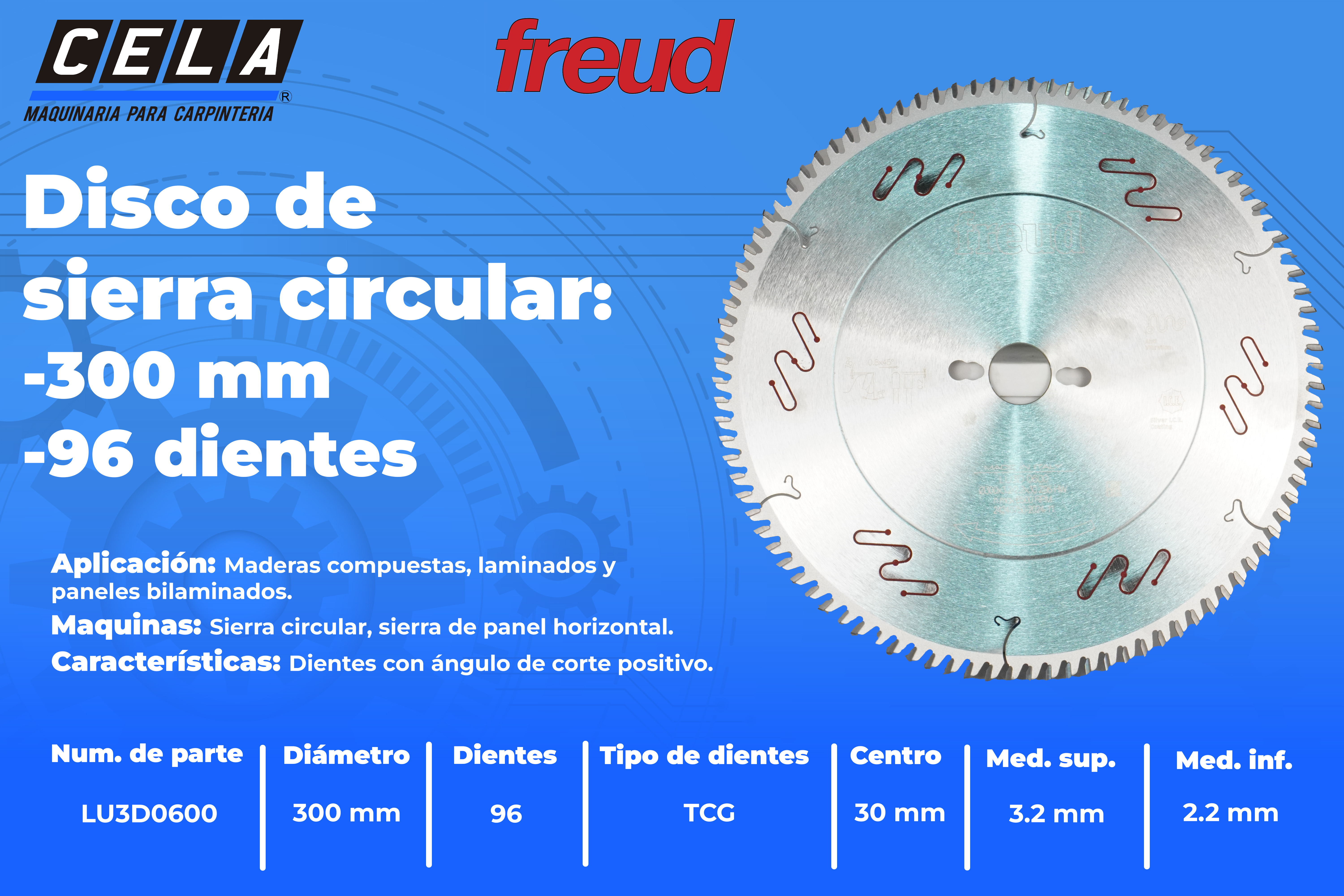 Disco de sierra circular | 96 dientes