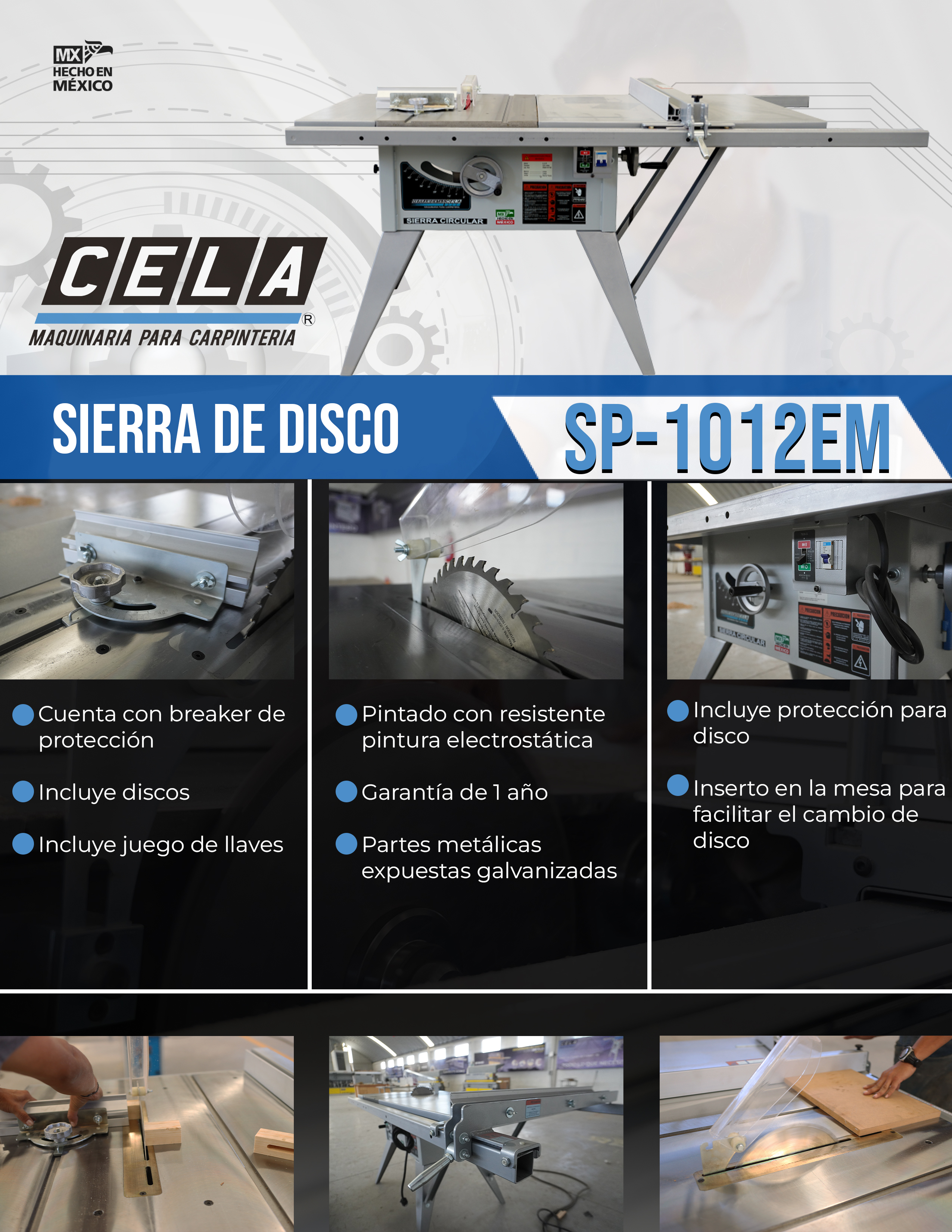 Sierra de disco (SP-1012EM)
