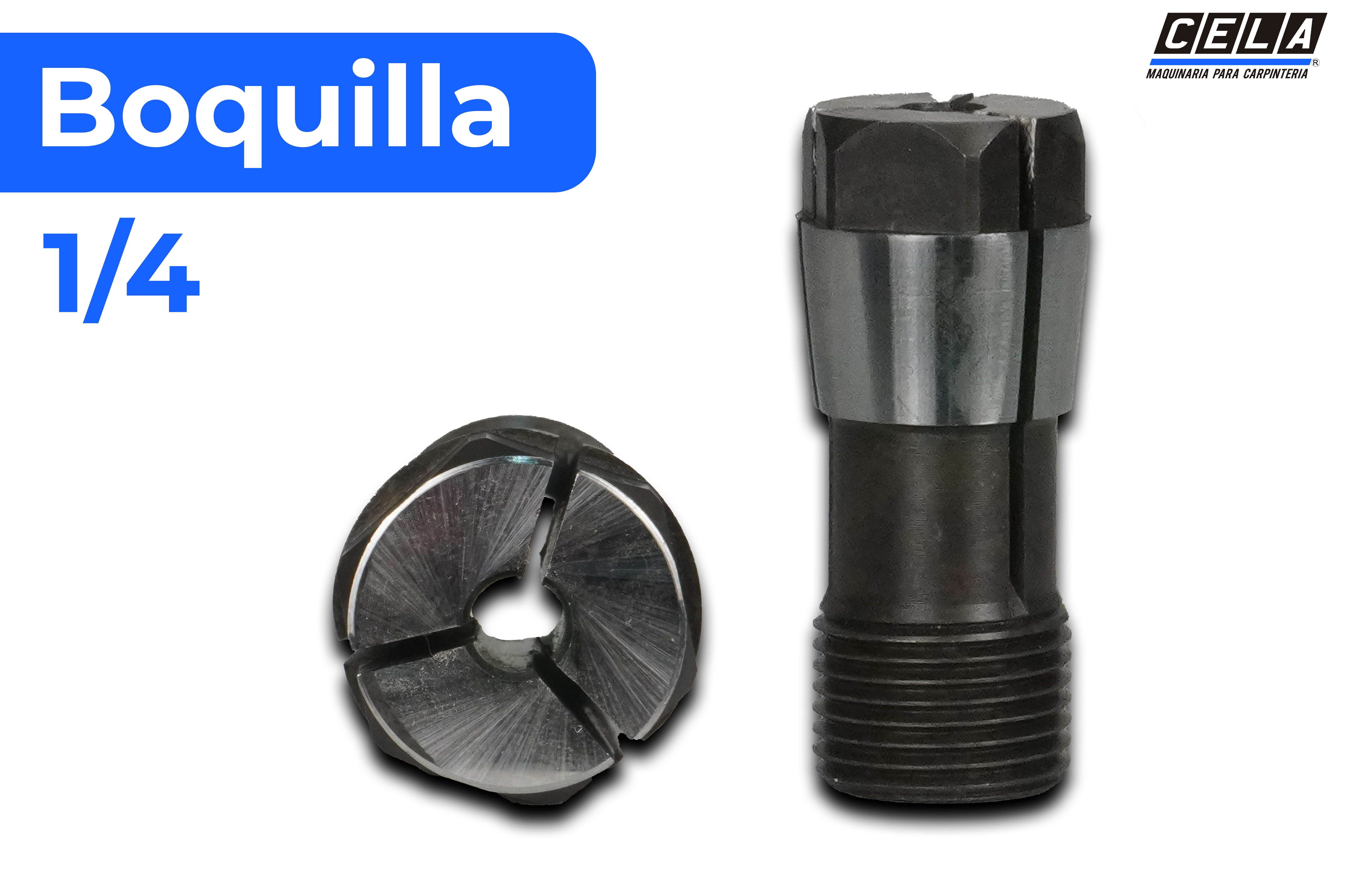 Boquilla CELA de 1/4 (collet para router)