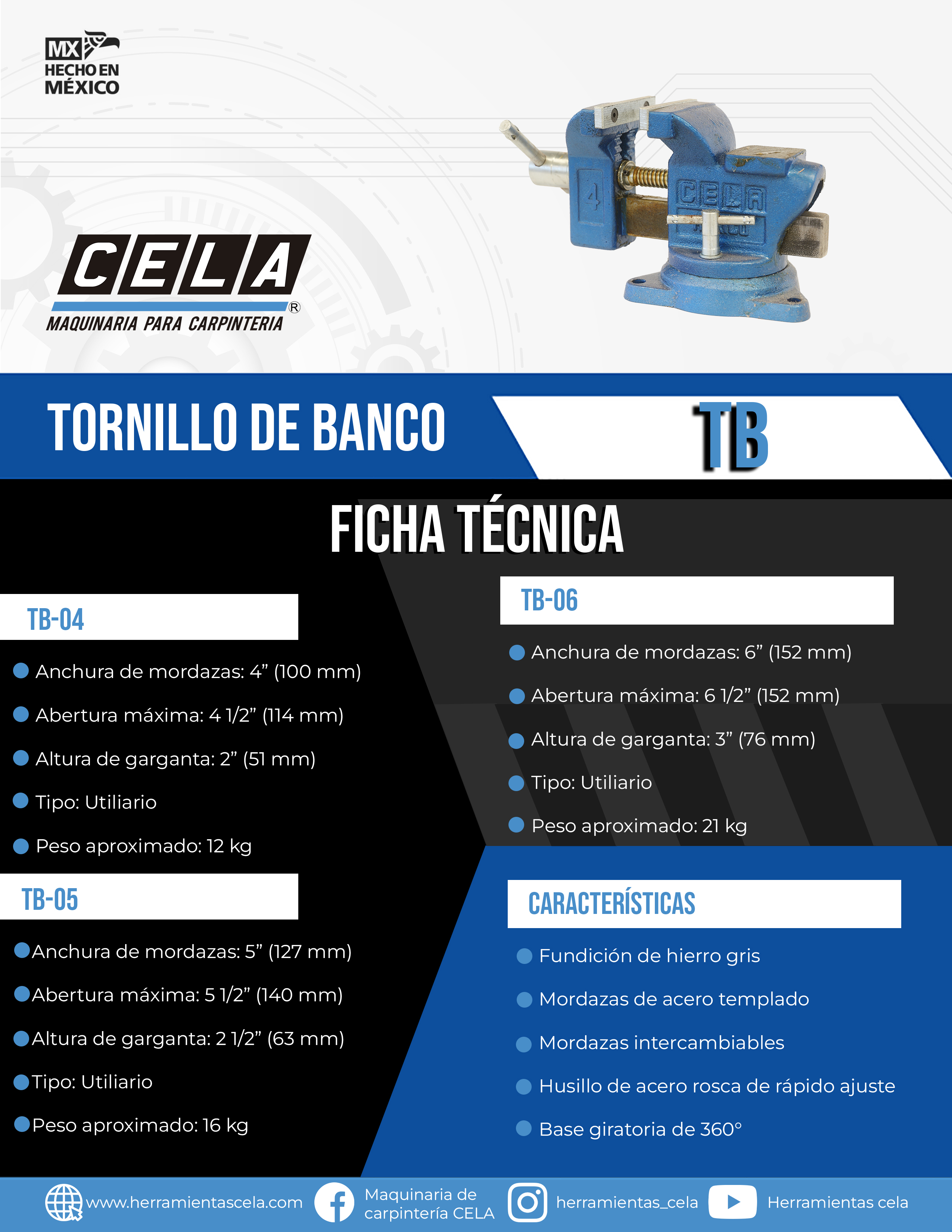Tornillo para banco (TB)