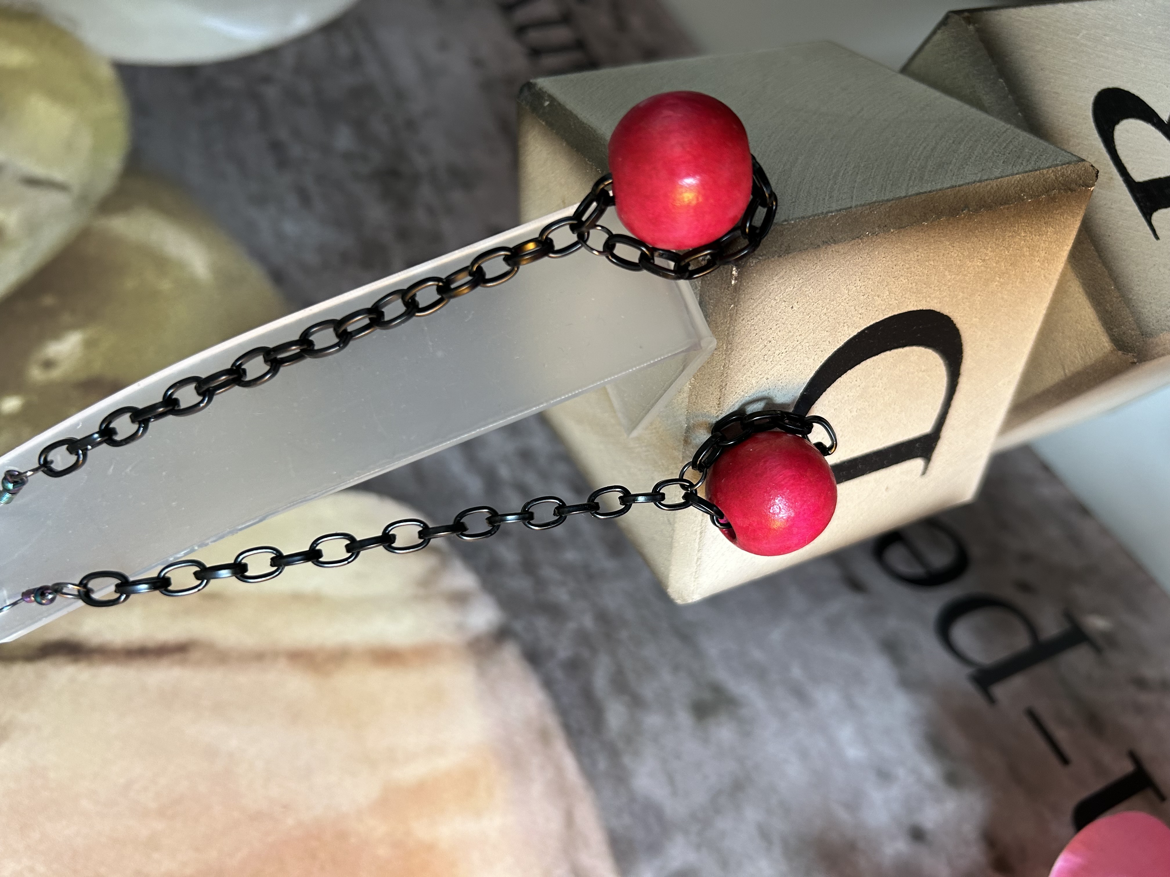 The Makeda Flame earrings 