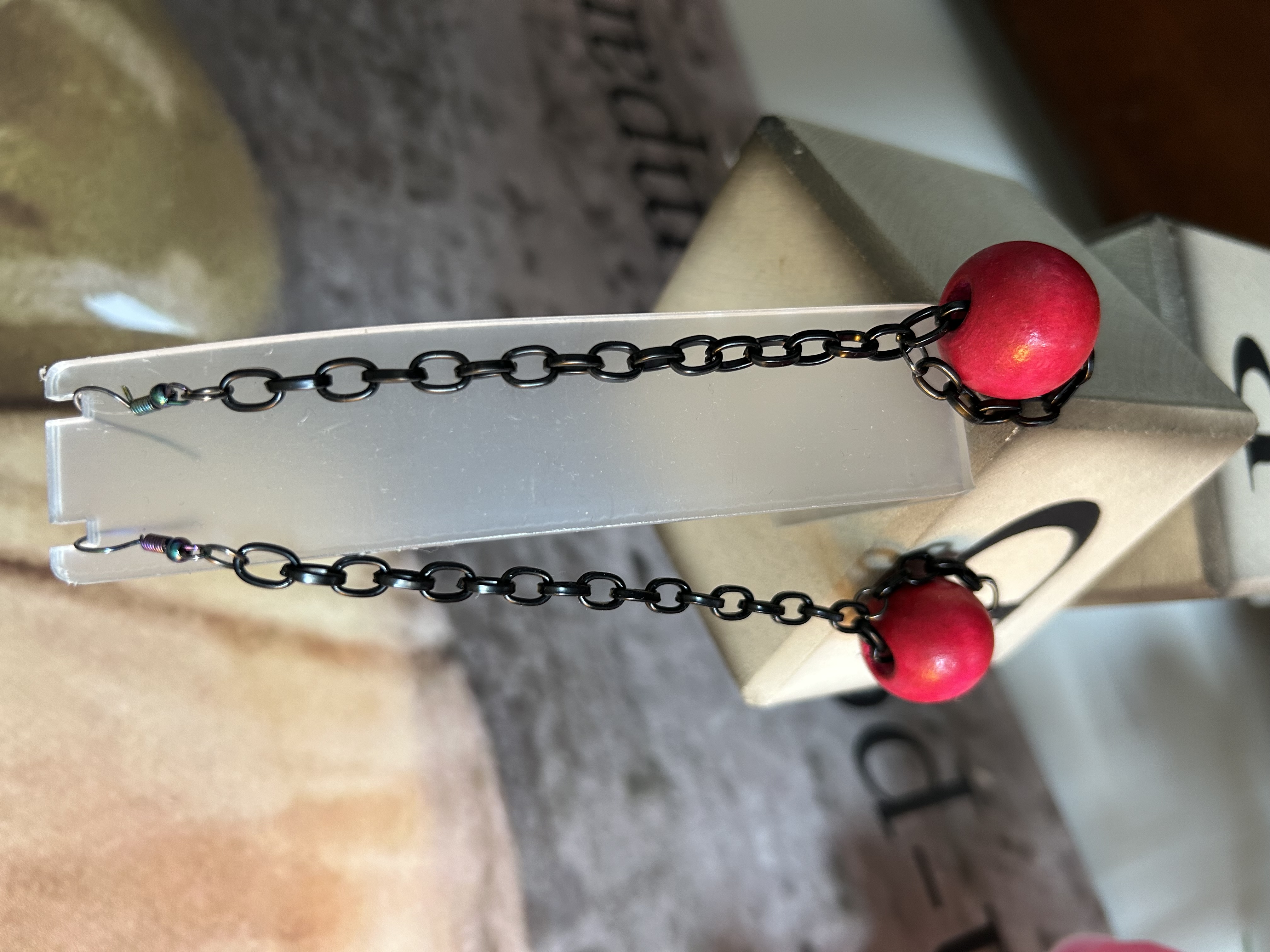 The Makeda Flame earrings 