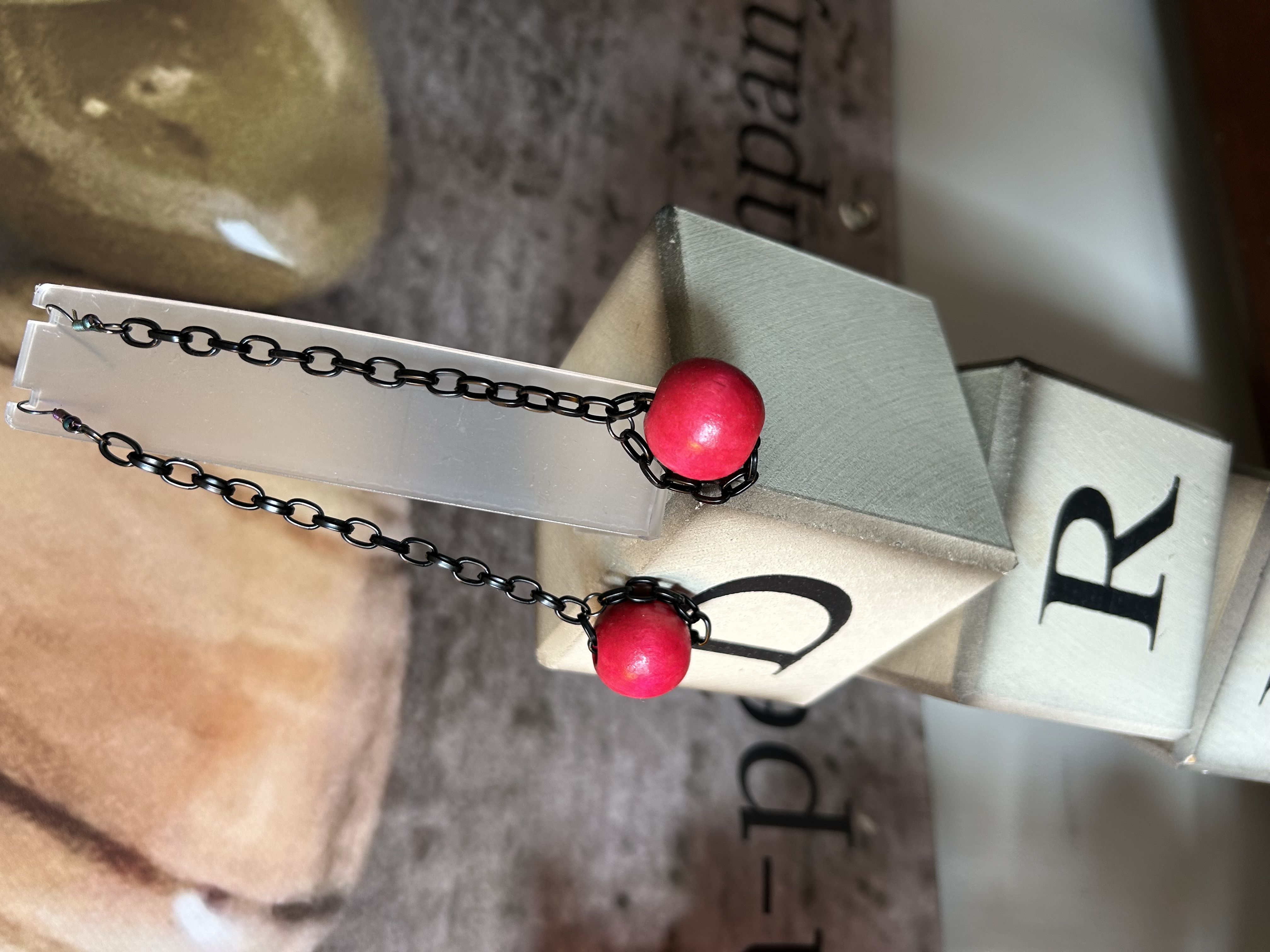 The Makeda Flame earrings 