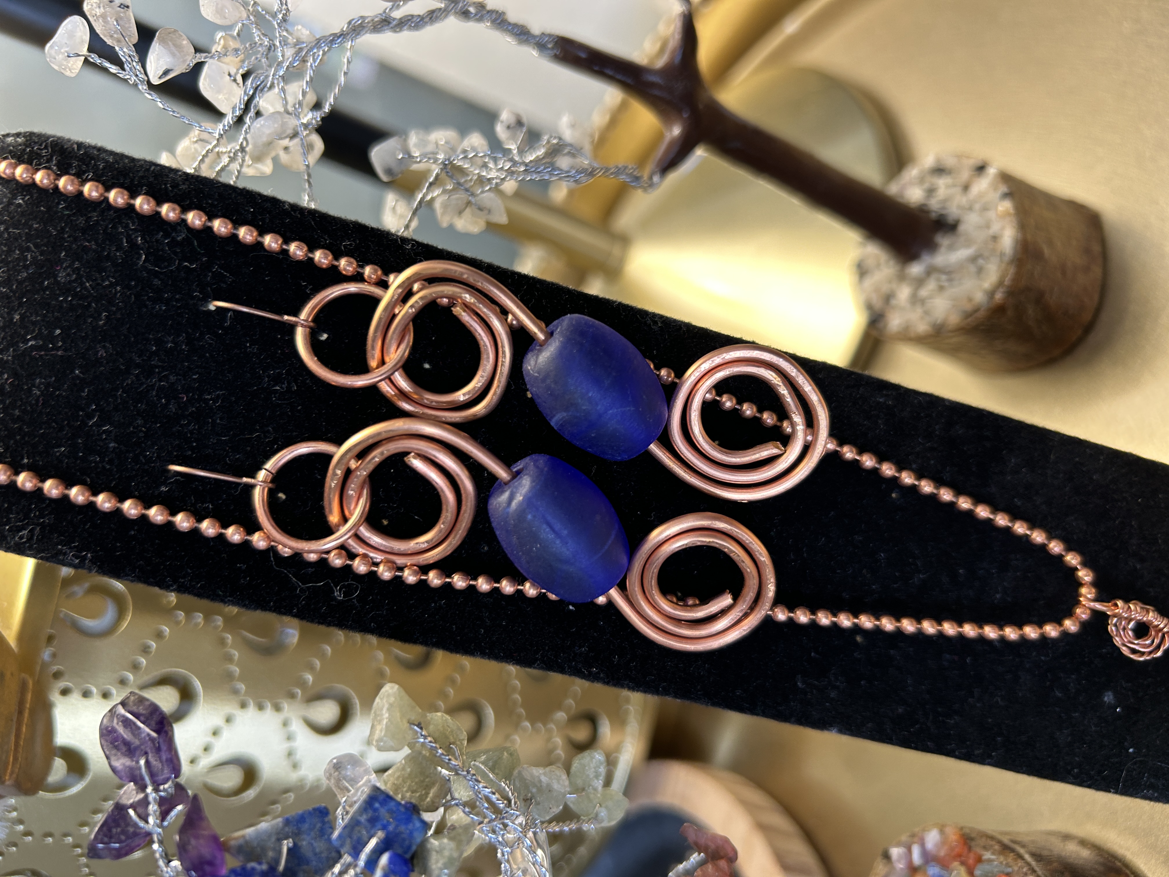 💜 “Royal Indigo Flow” Copper Set