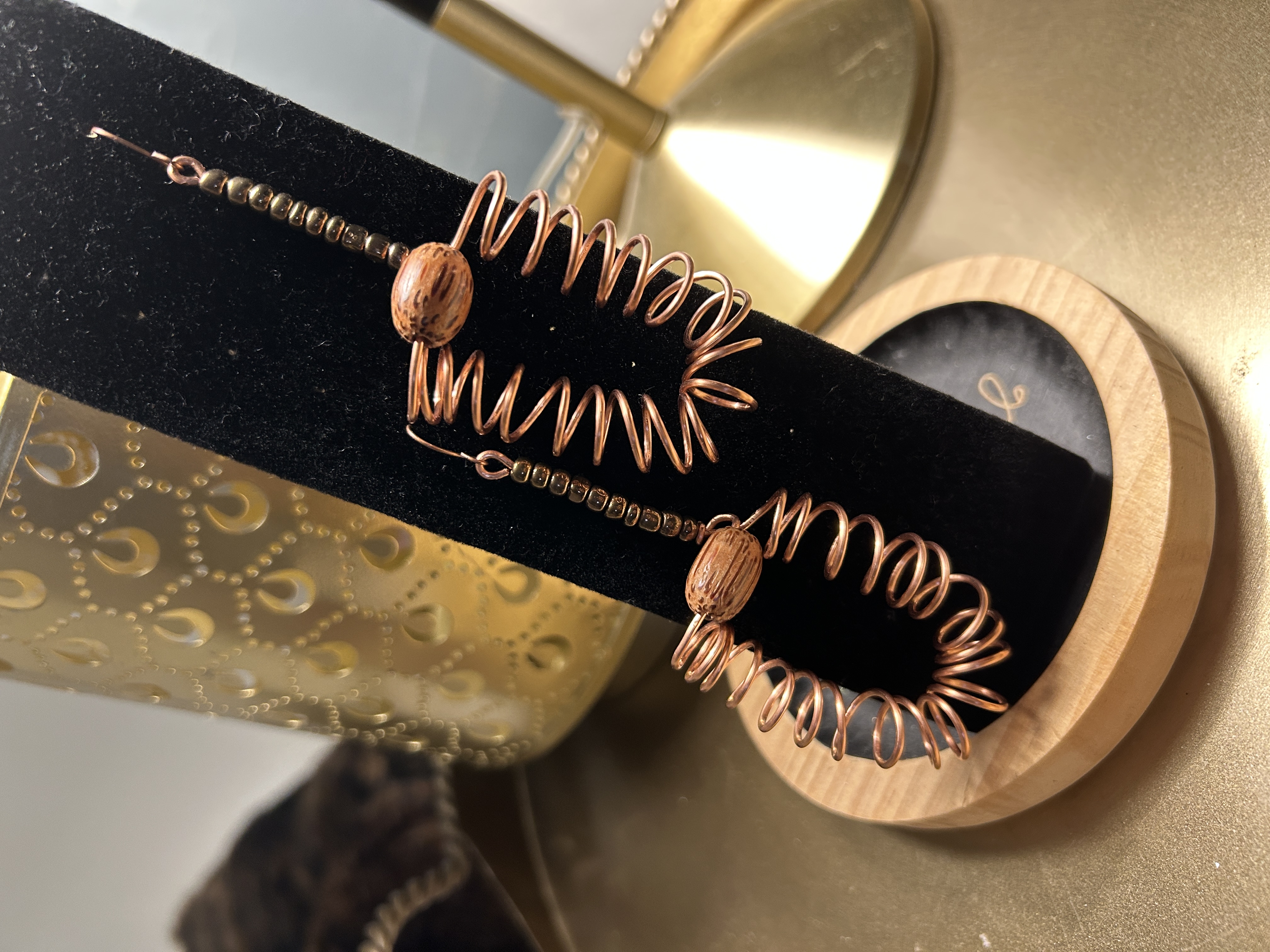 “Copper Sun Spirals”